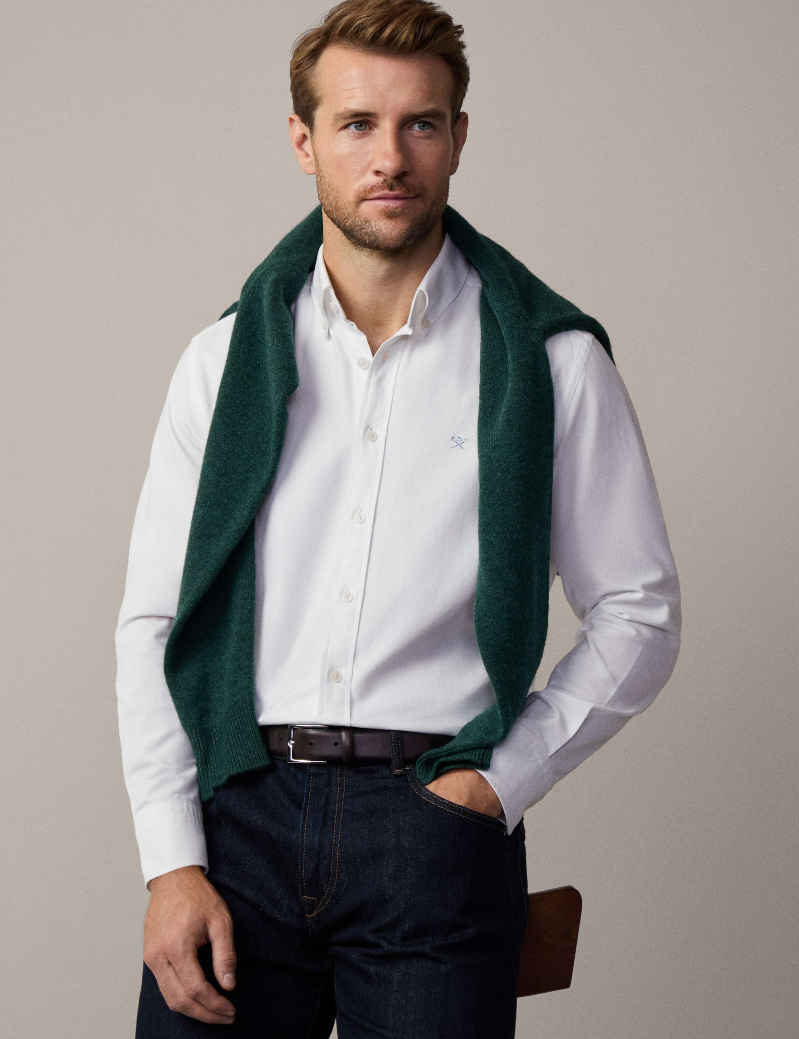 Slim Fit Pure Cotton Oxford Shirt 8 of 10