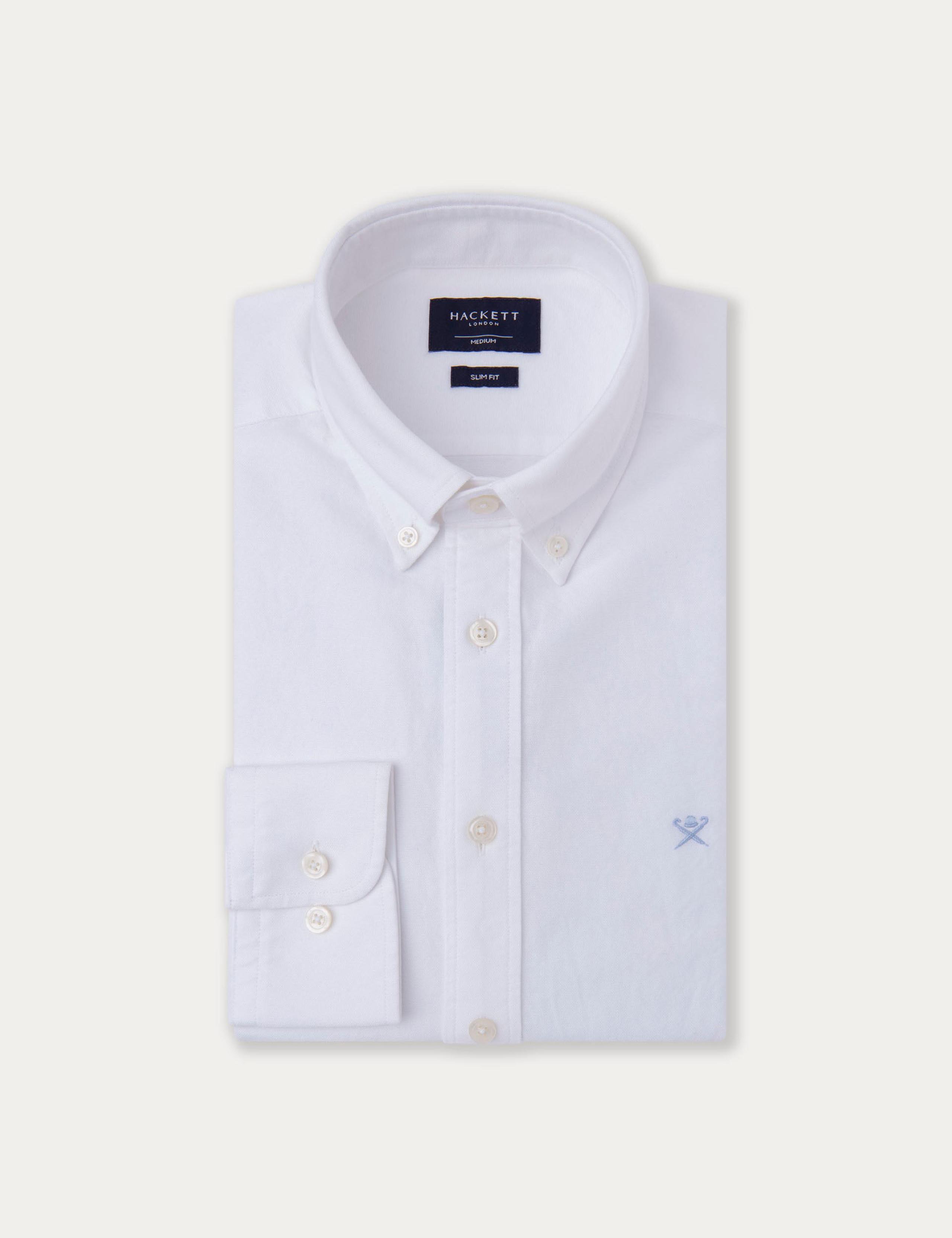 Slim Fit Pure Cotton Oxford Shirt 2 of 10