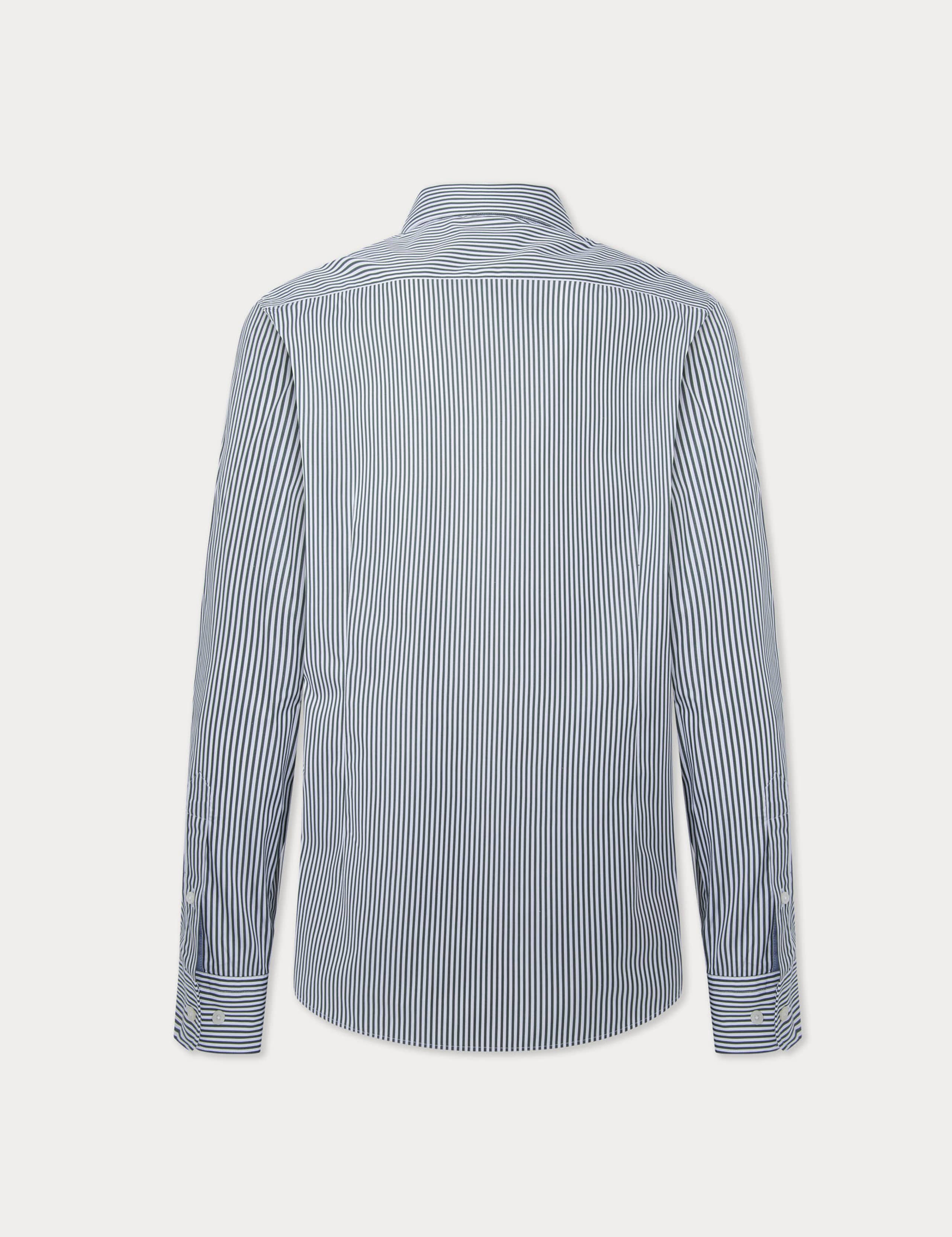 Regular Fit Pure Cotton Striped Oxford Shirt 8 of 10
