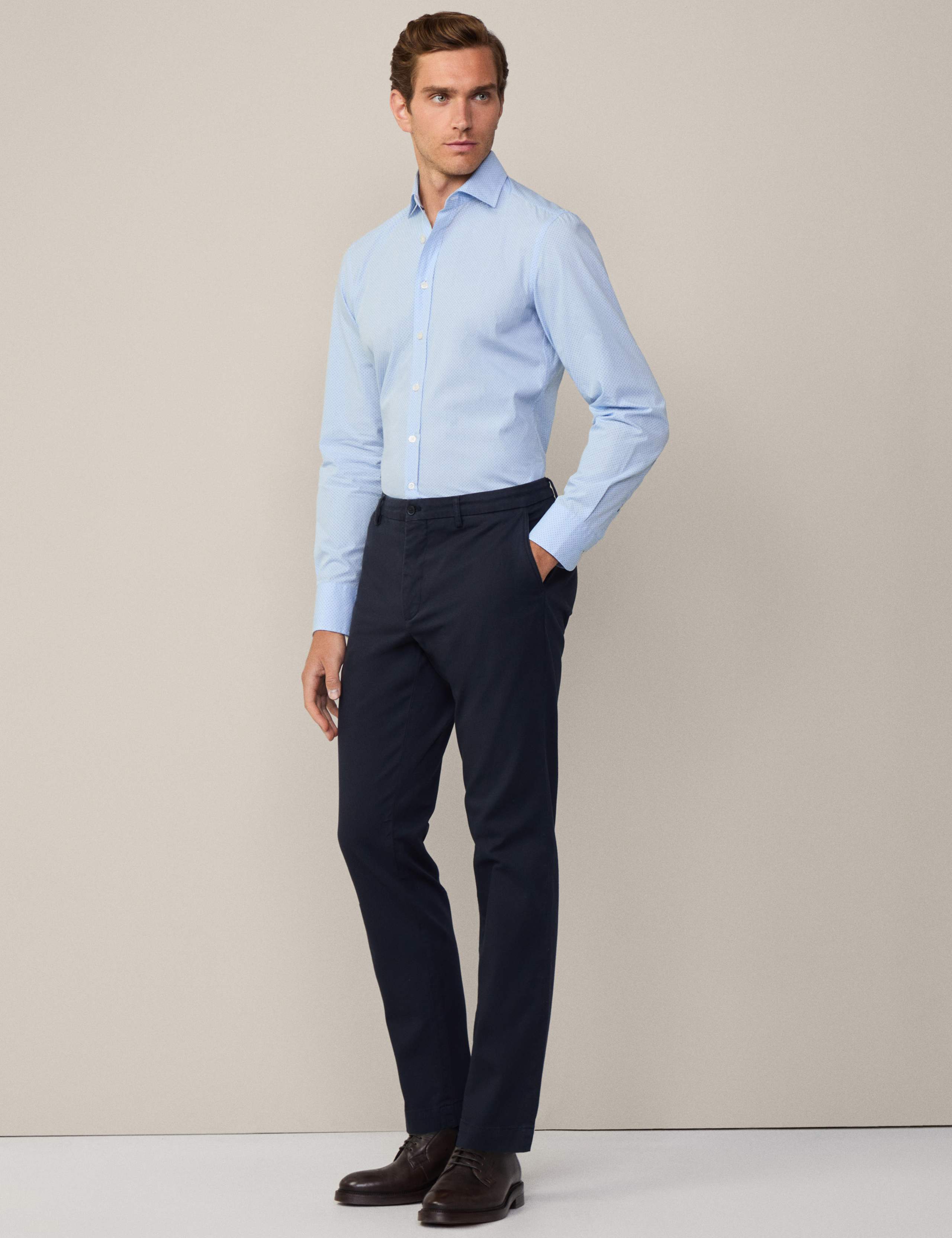 Pure Cotton Polka Dot Oxford Shirt 6 of 9