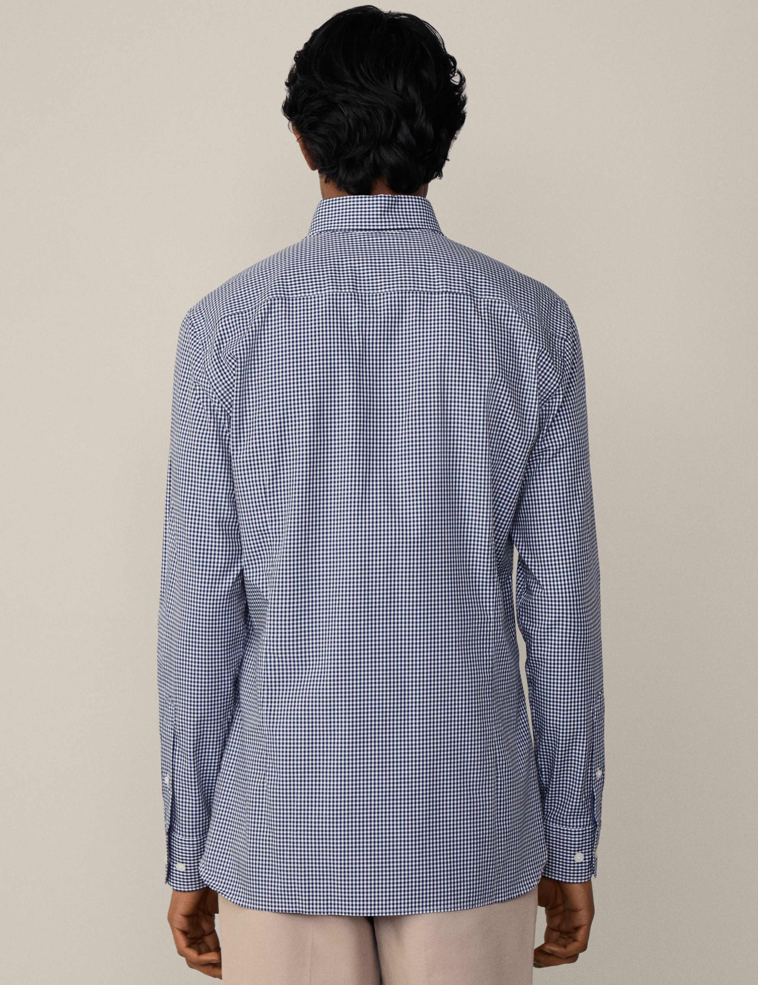 Pure Cotton Check Oxford Shirt 5 of 10