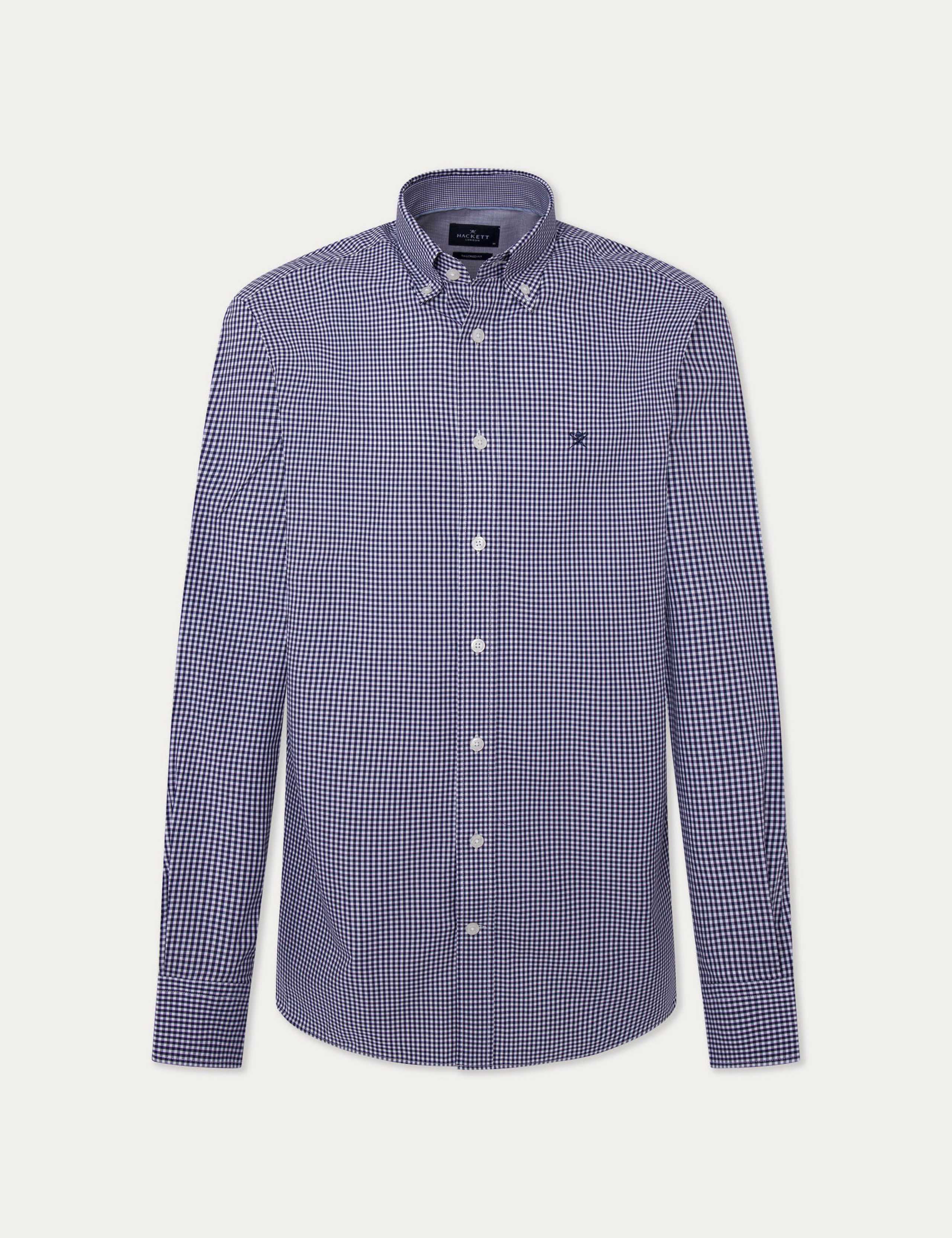 Pure Cotton Check Oxford Shirt 2 of 10