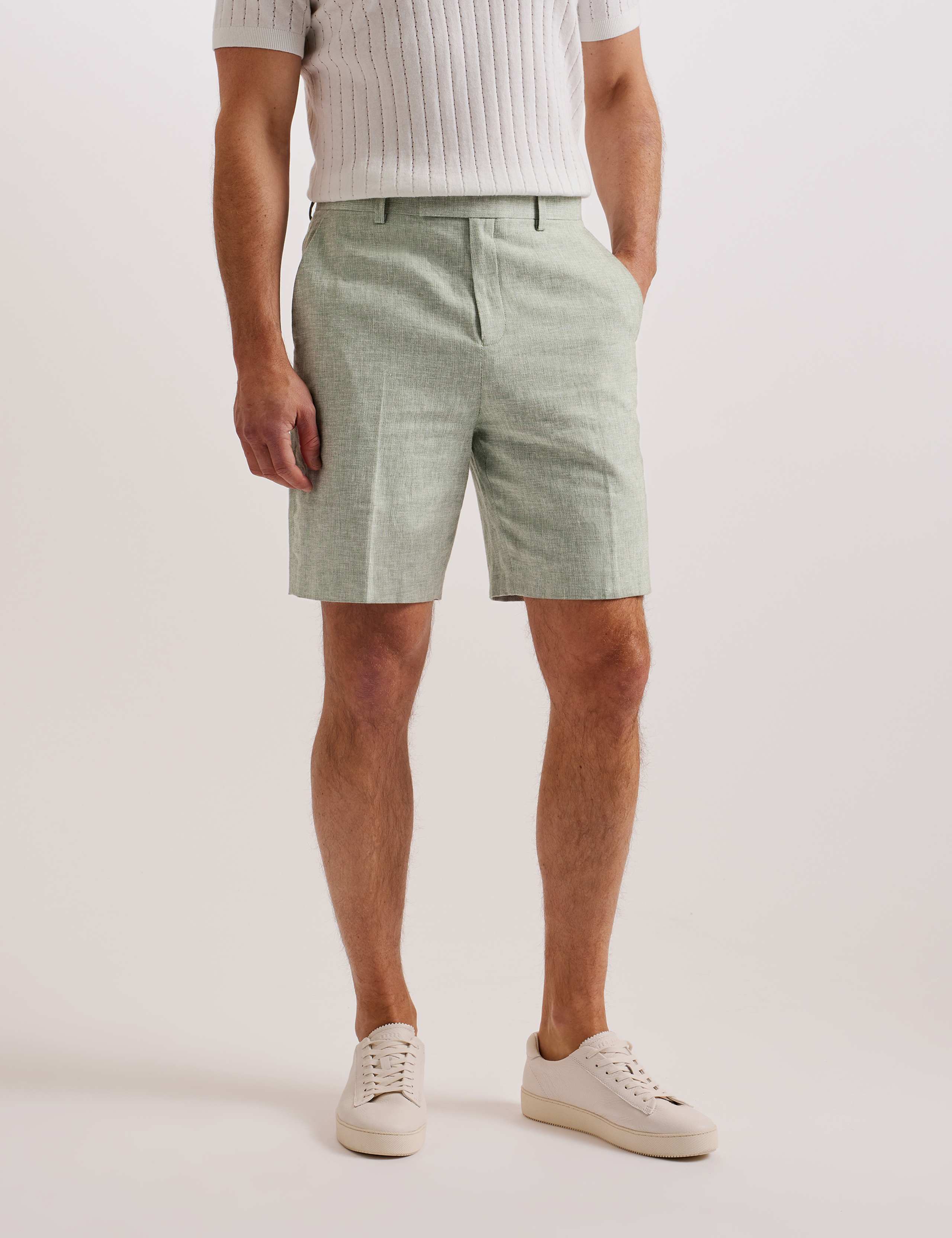 Linen Rich Chino Shorts 2 of 3