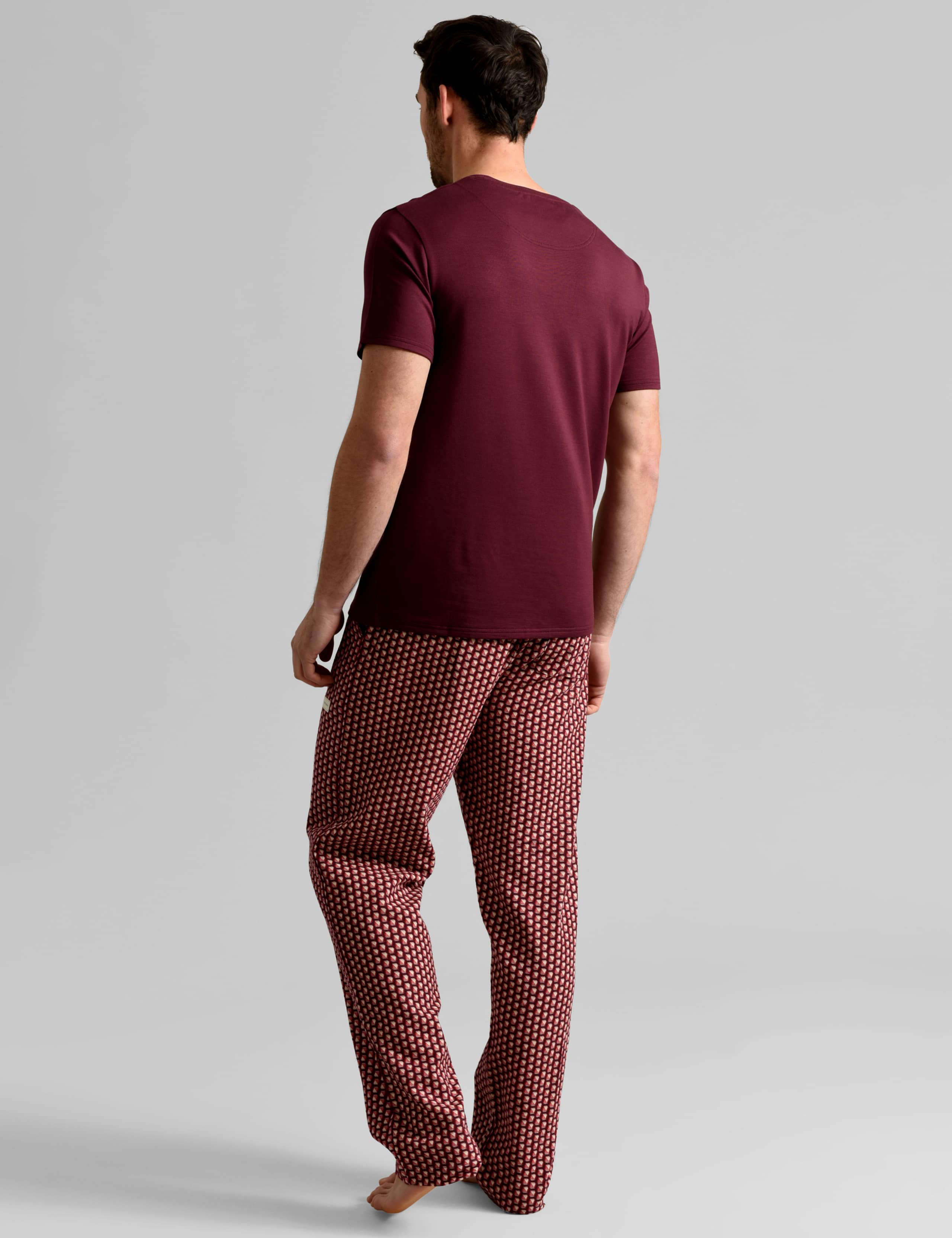 Modal Print Pyjama Set 2 of 4