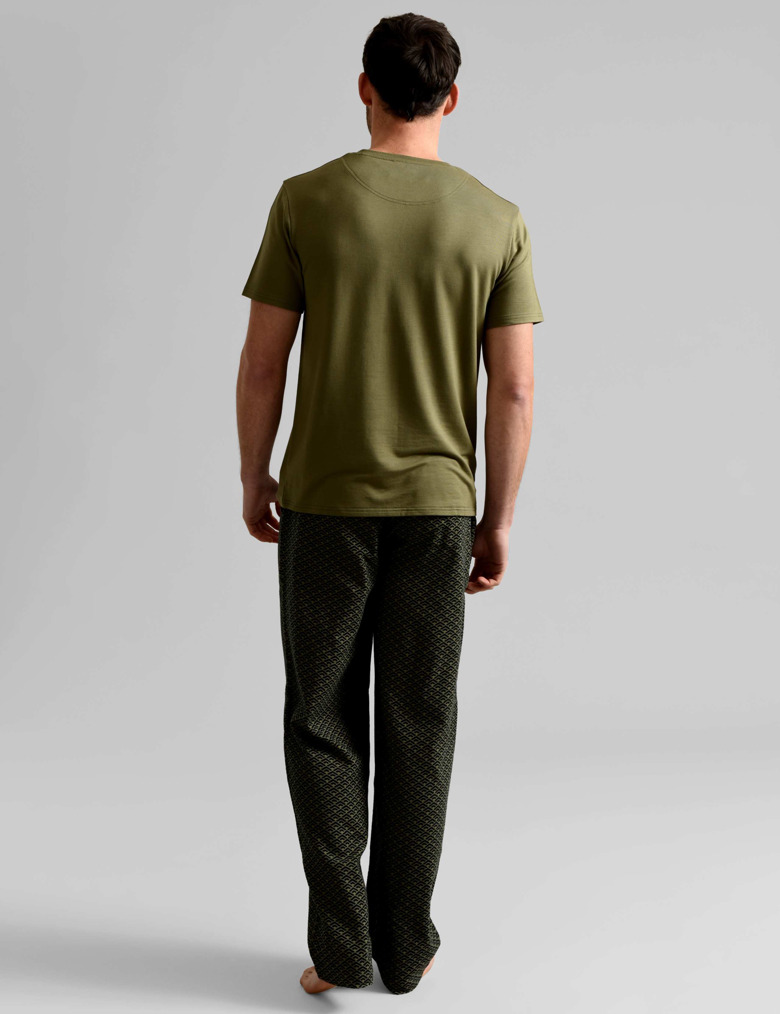 Modal Print Pyjama Set 2 of 5
