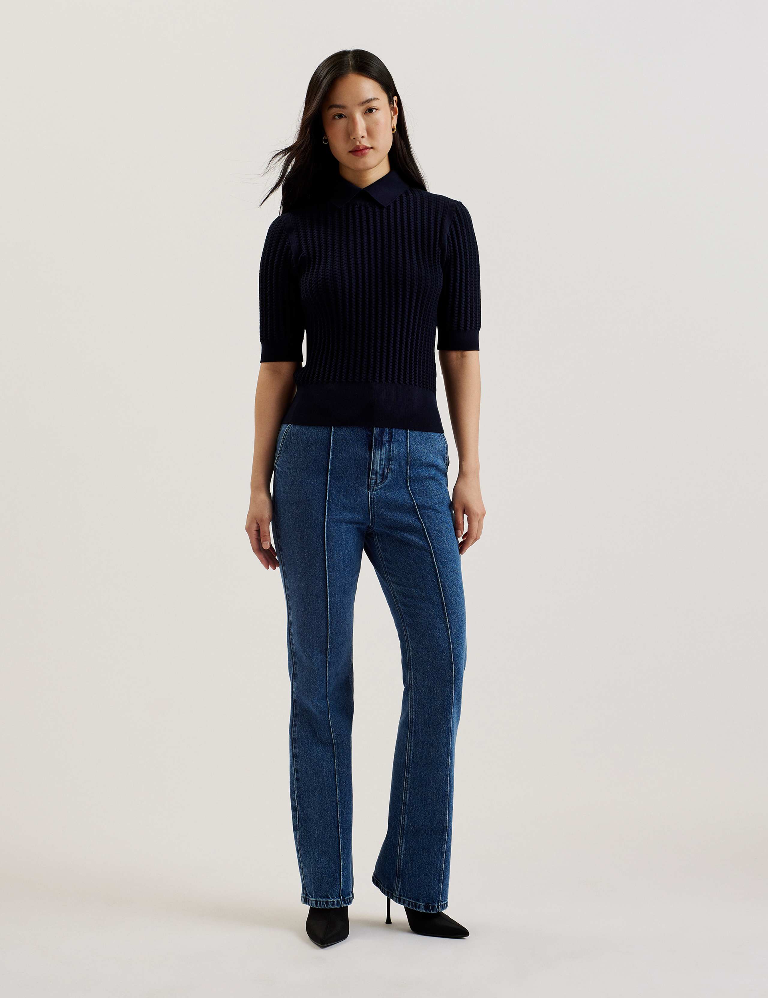 Morliee Puff Sleeve Fitted Sweater 2 of 3