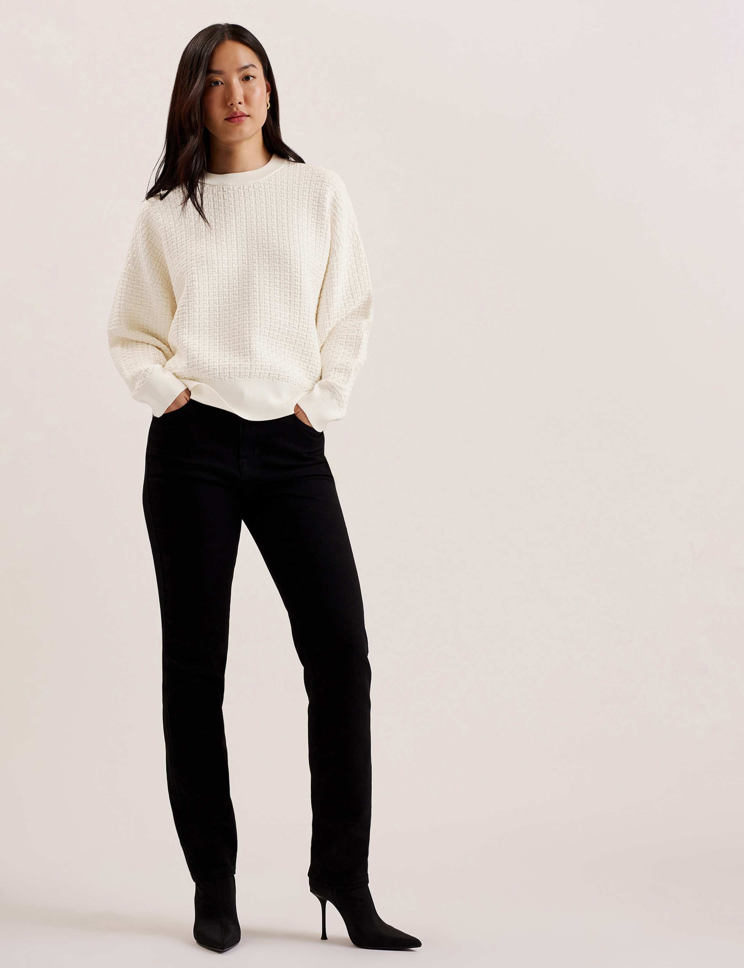 Jacquard Textured Jumper 2 of 3