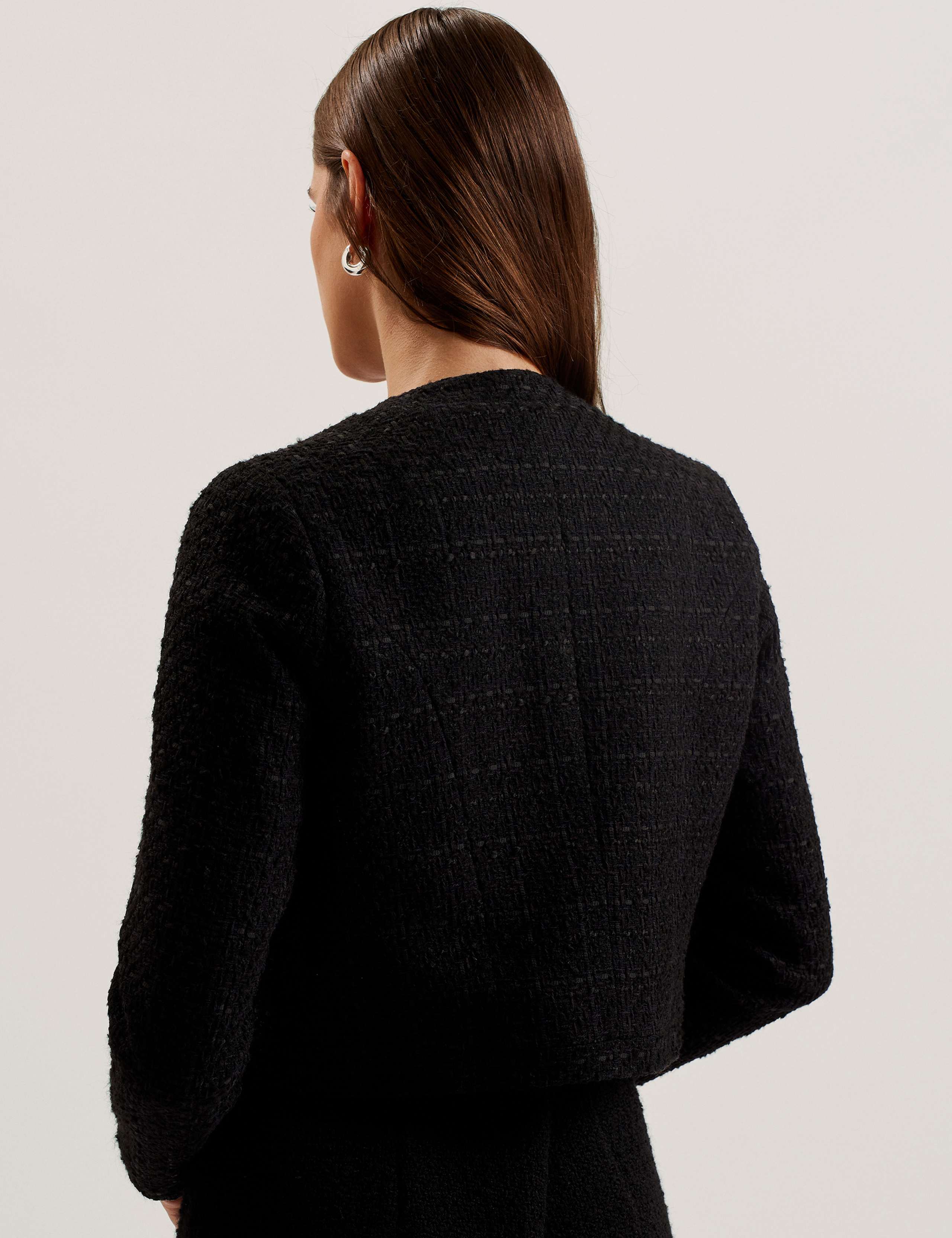 Textured Cropped Blazer 3 of 3