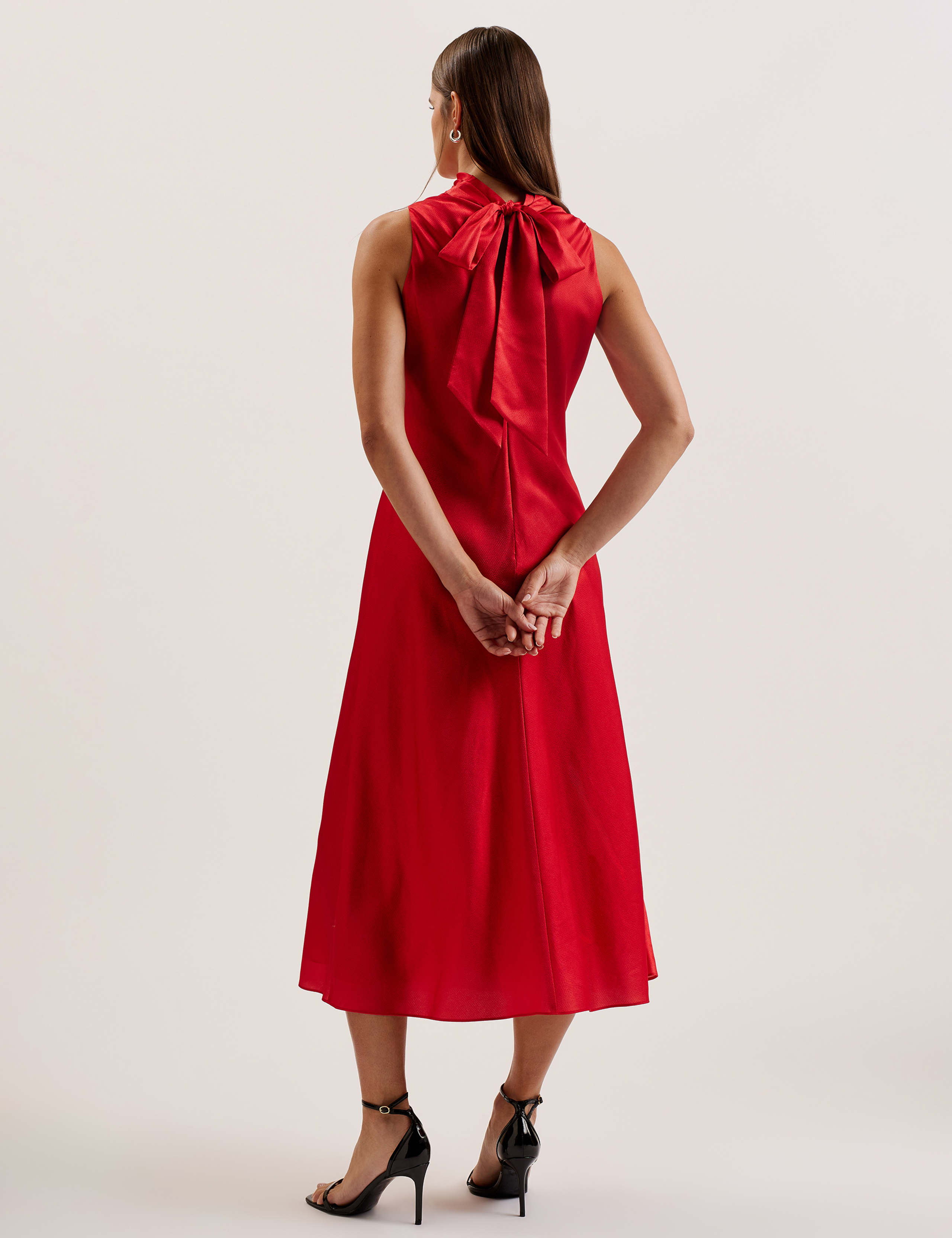 Floral Cowl Neck Midi Slip Dress 3 of 3