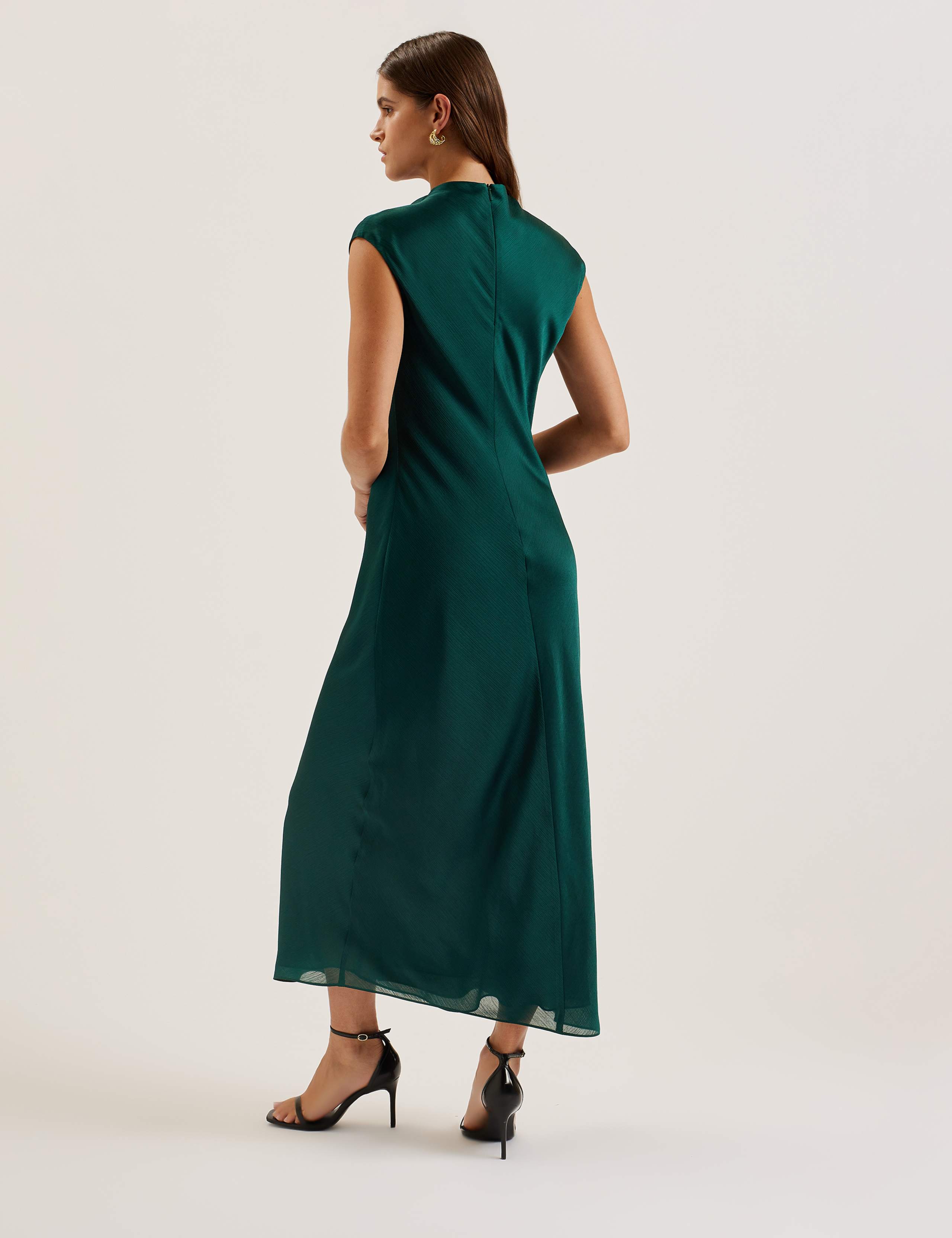 Draped Midaxi Column Dress 3 of 3