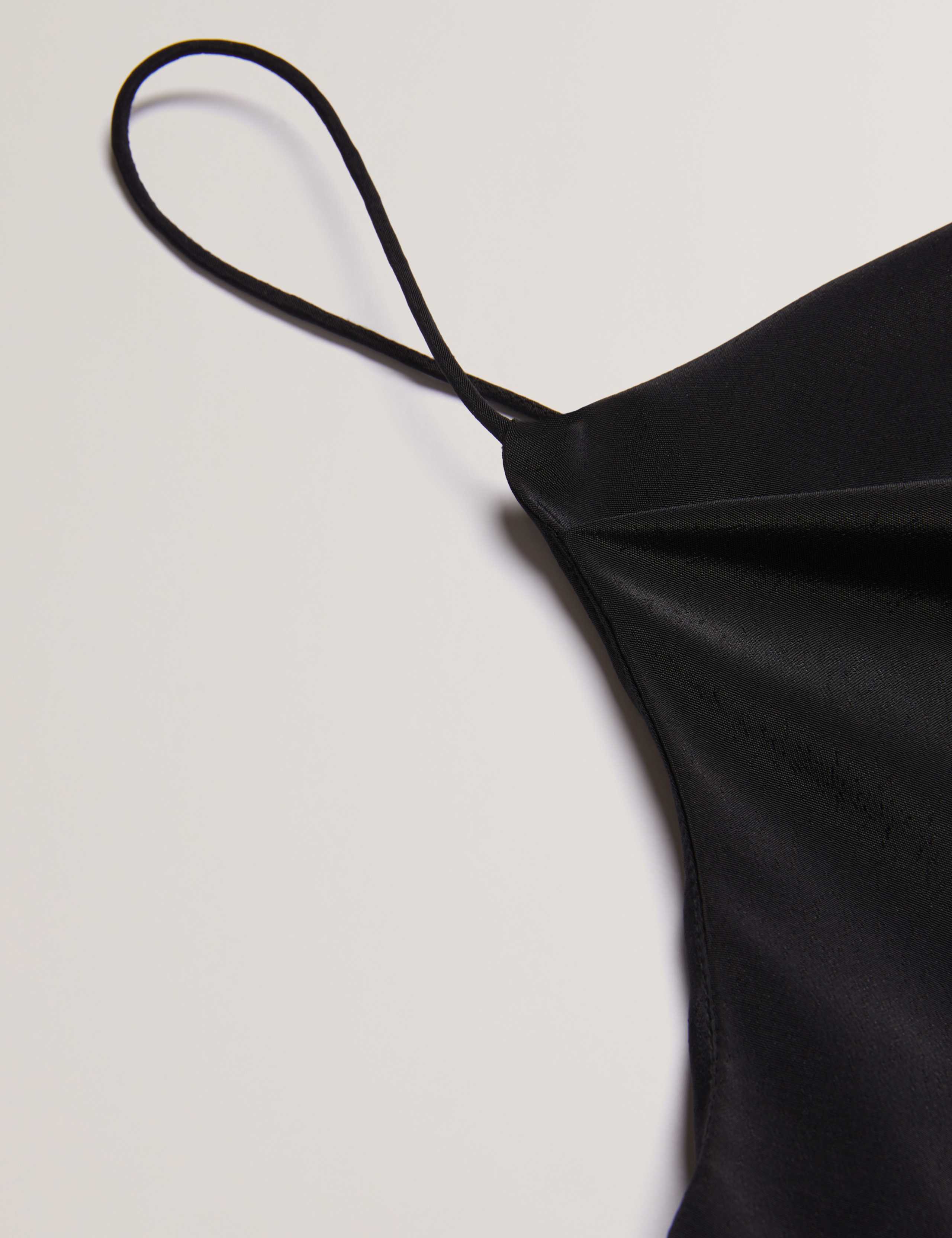 Cowl Neck Lace Insert Midaxi Slip Dress 6 of 6