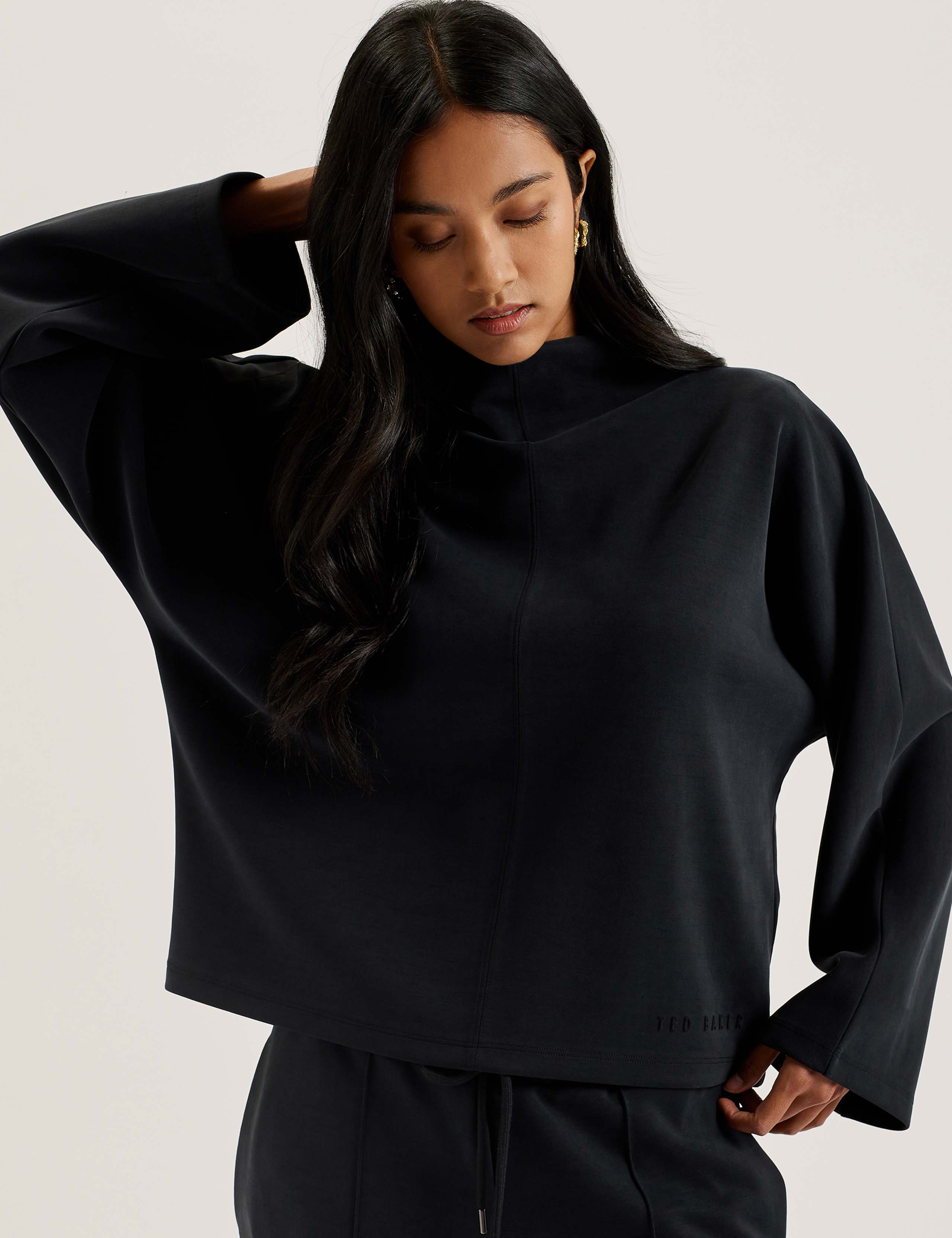 Funnel Neck Sweatshirt QT 2 of 3