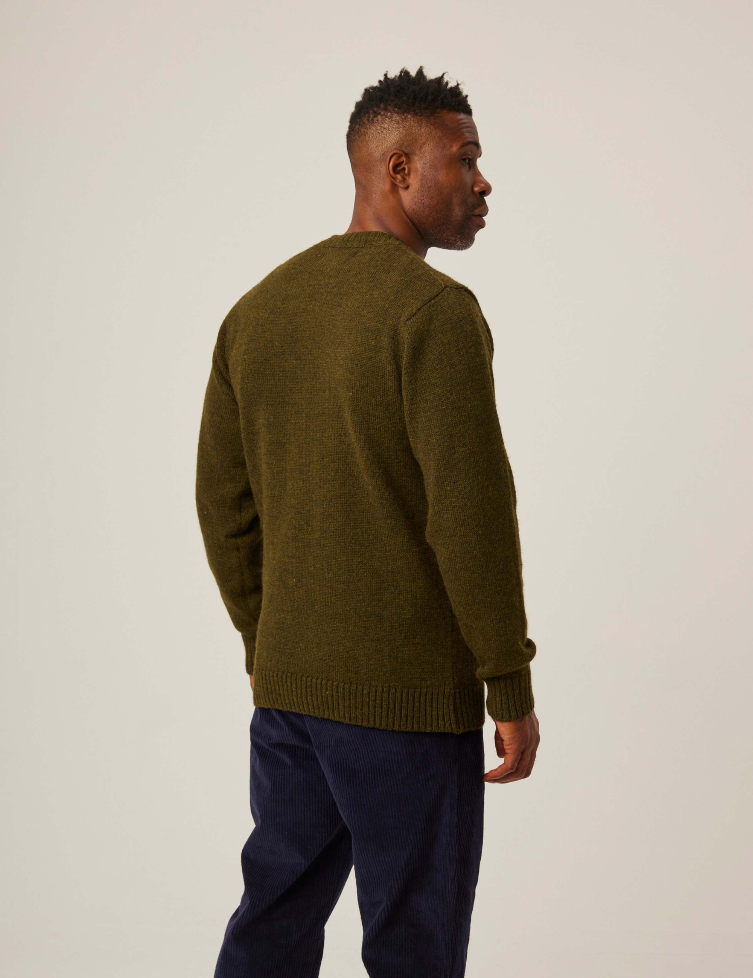 Pure Wool Crew Neck Jumper 5 of 6
