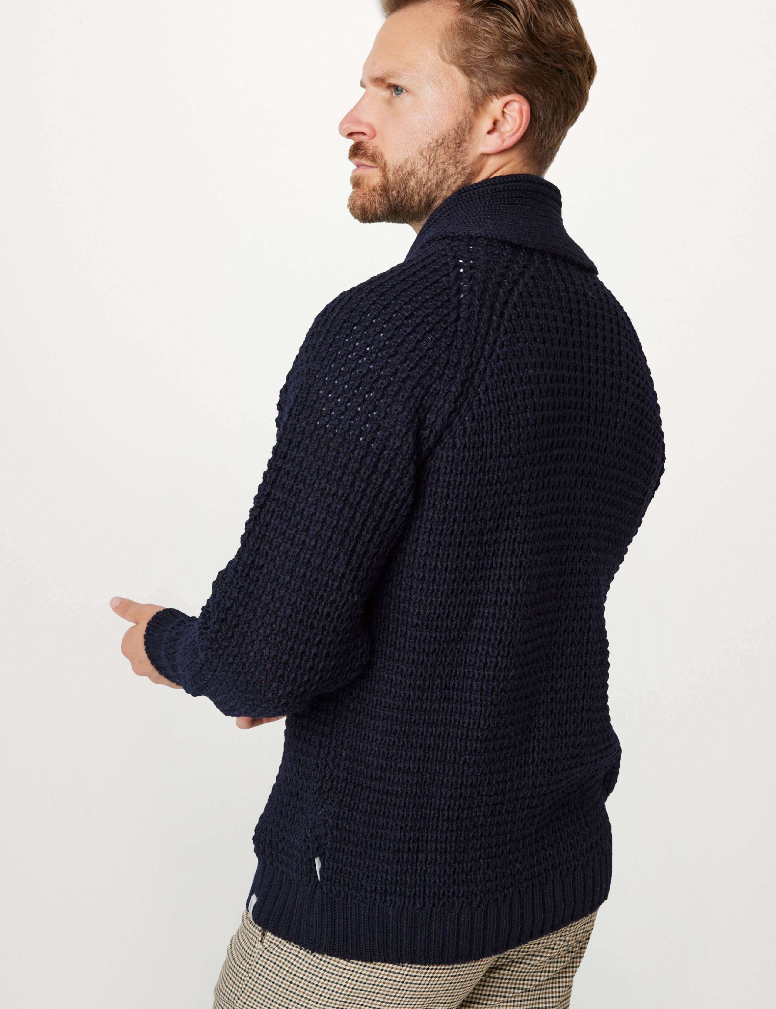 Waffle Shawl Cardigan 4 of 6