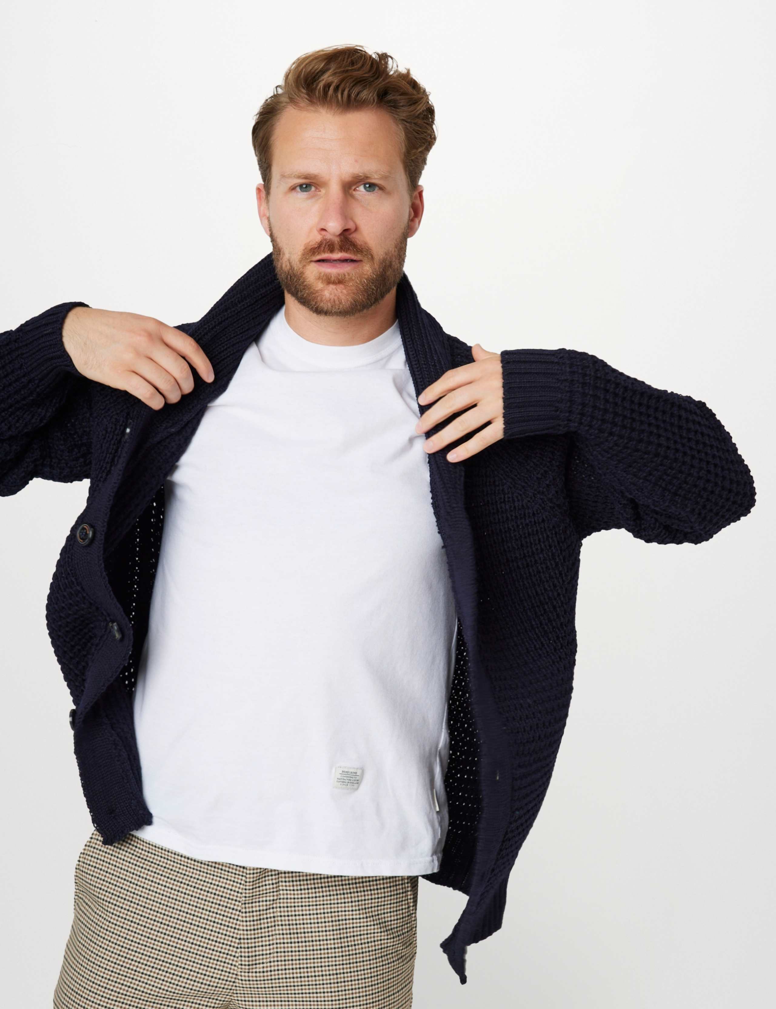 Waffle Shawl Cardigan 6 of 6