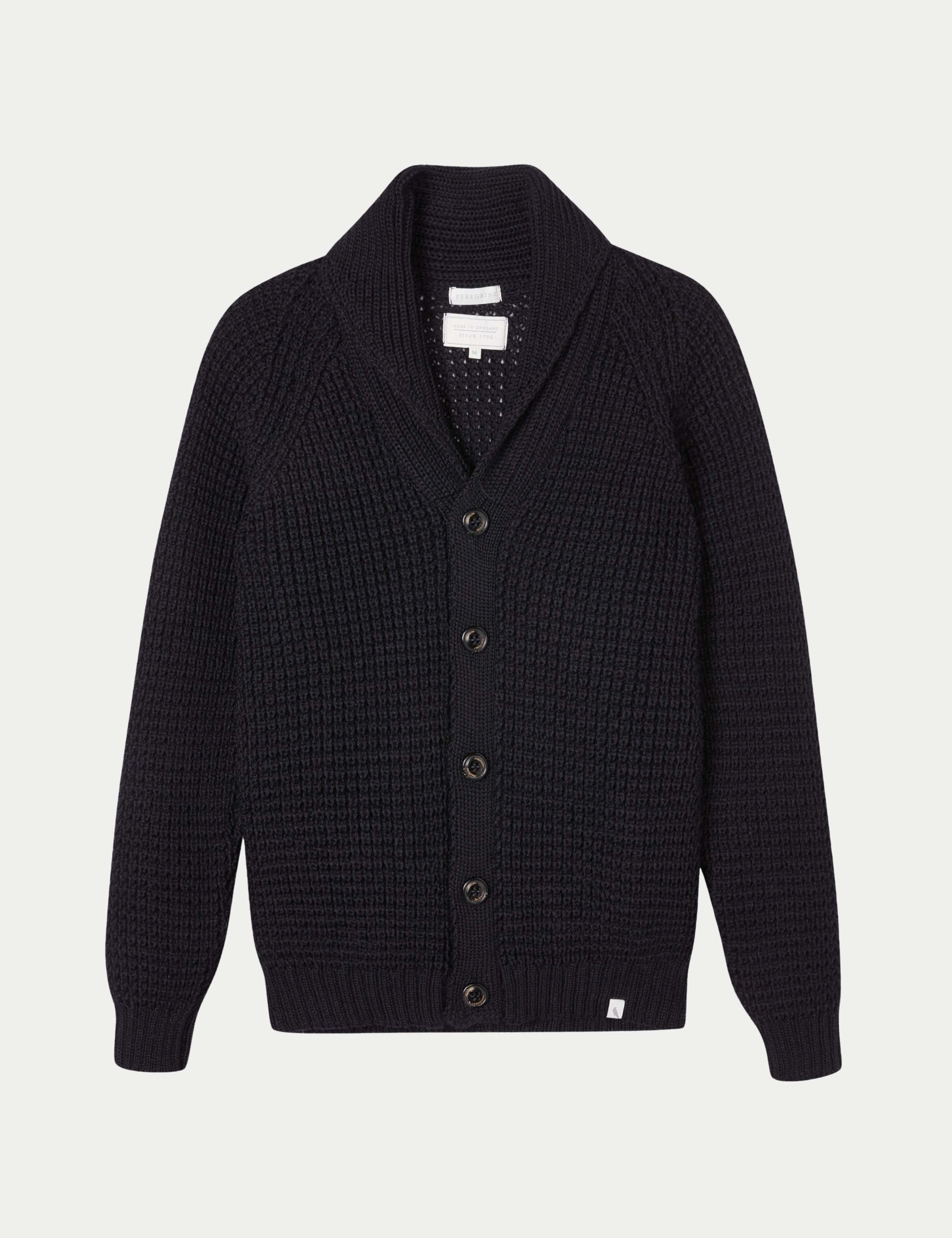 Waffle Shawl Cardigan 2 of 6