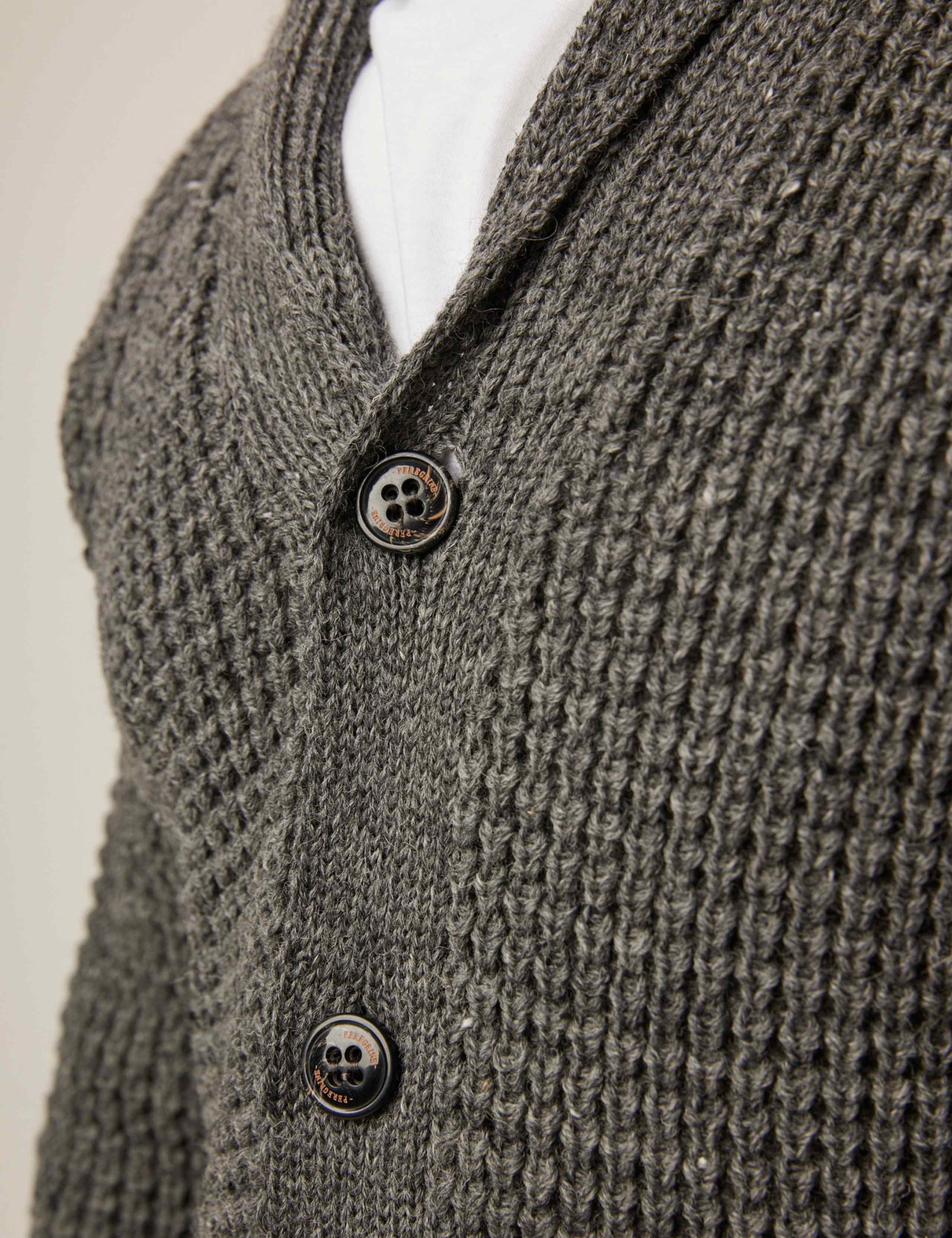 Waffle Shawl Cardigan 6 of 6
