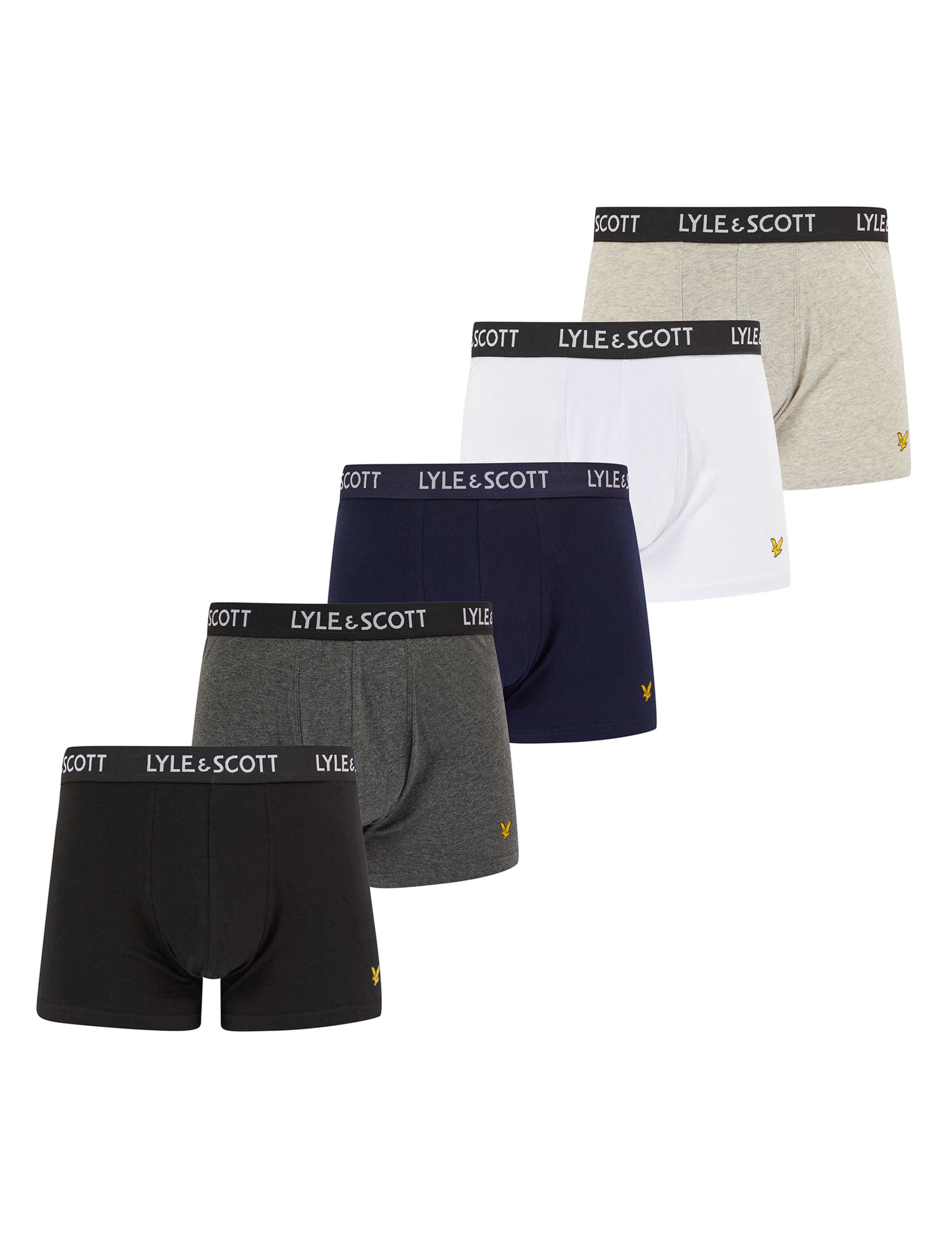 5 Pack Cotton Rich Trunks 1 of 6