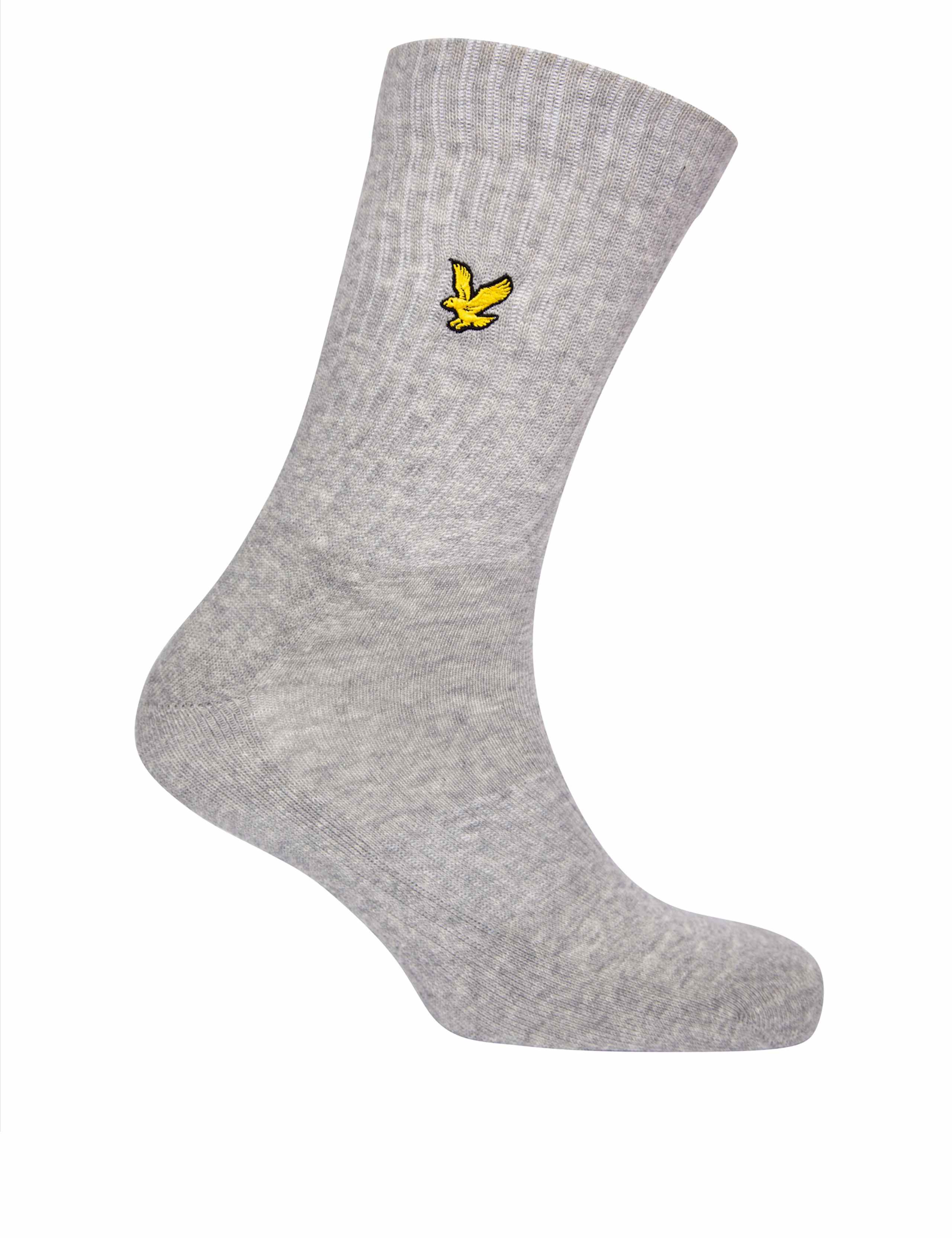 3pk Cotton Rich Sports Socks 4 of 5