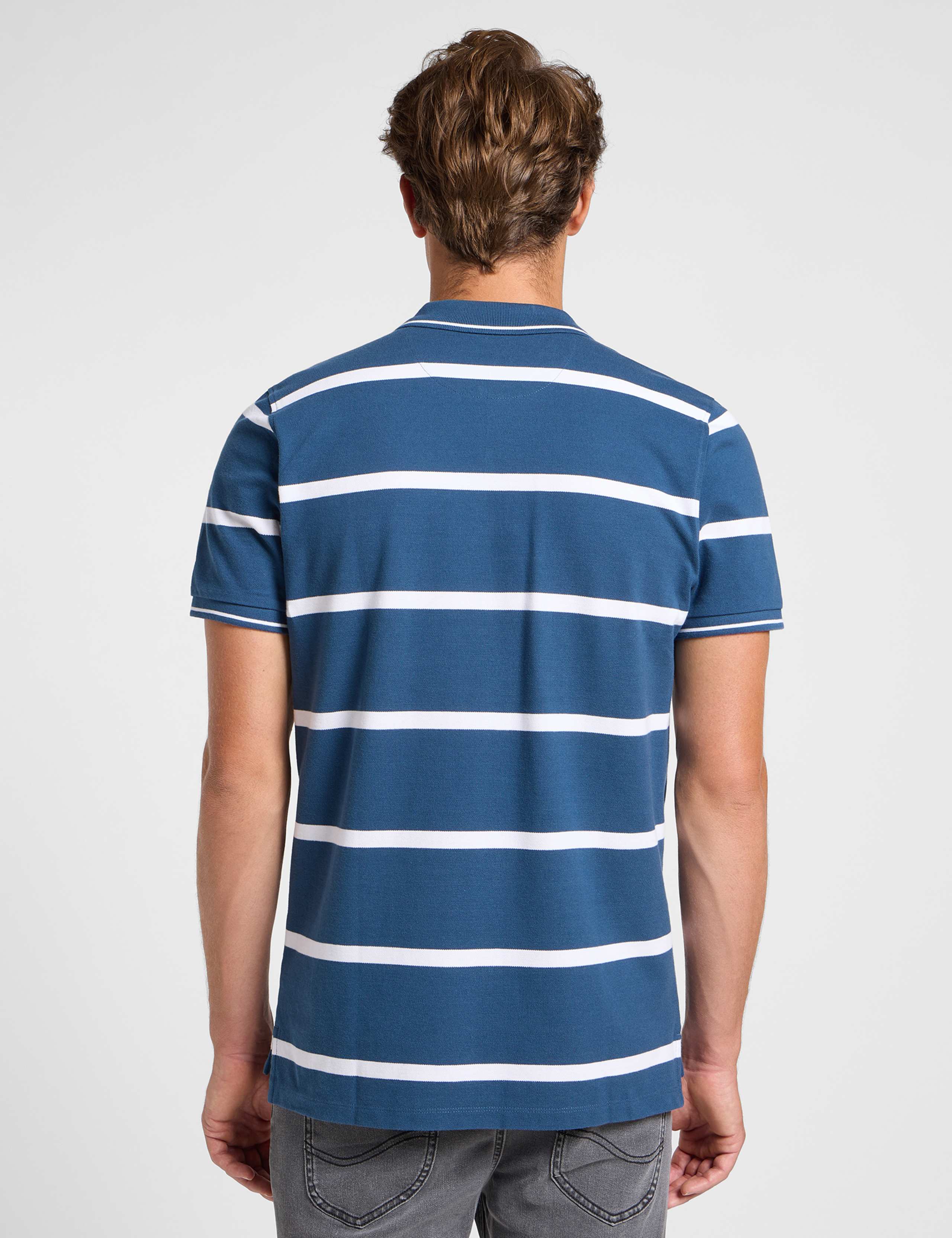 Pure Cotton Piqué Striped Polo Shirt 4 of 8