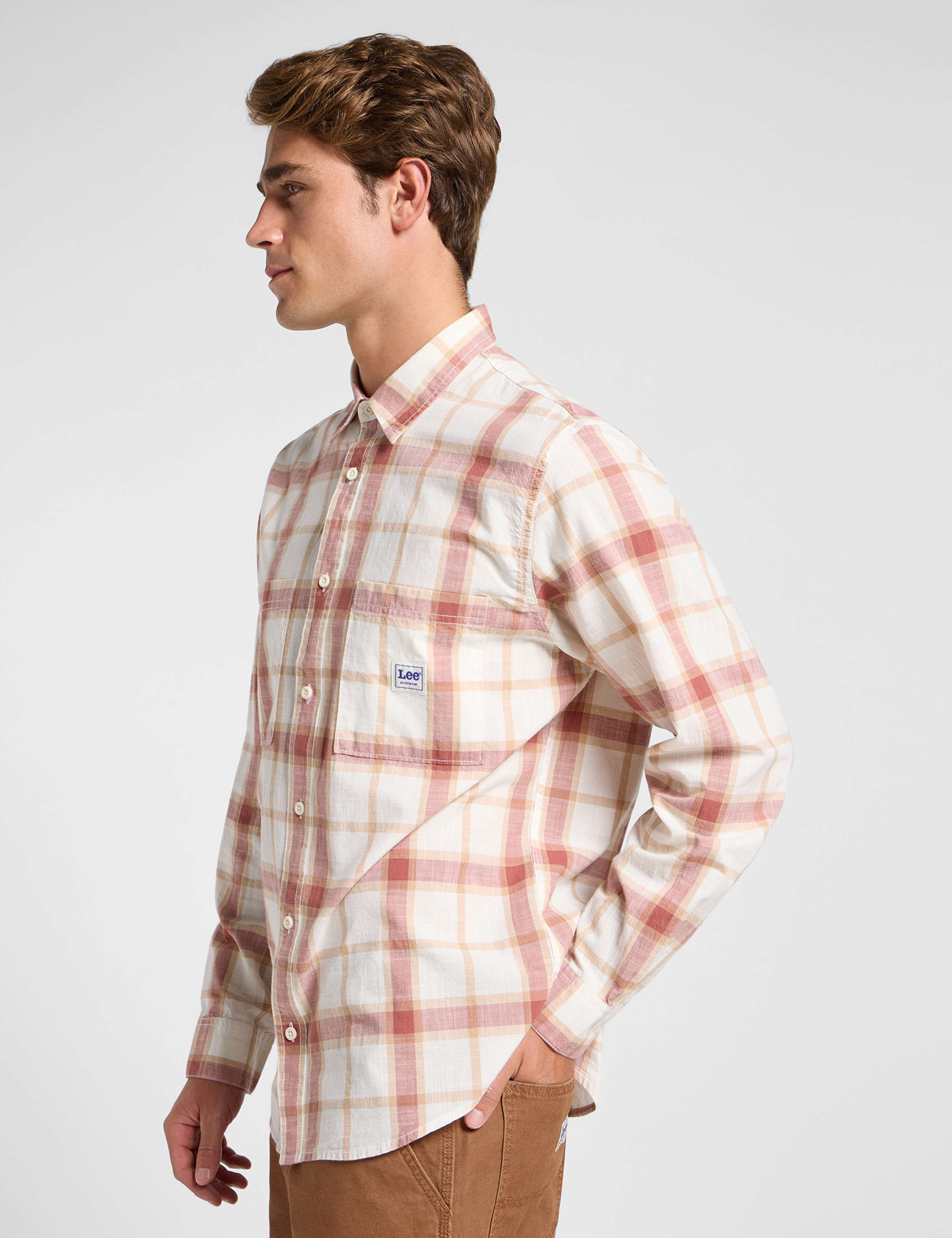 Workwear Pure Cotton Flannel Check Shirt 6 of 9