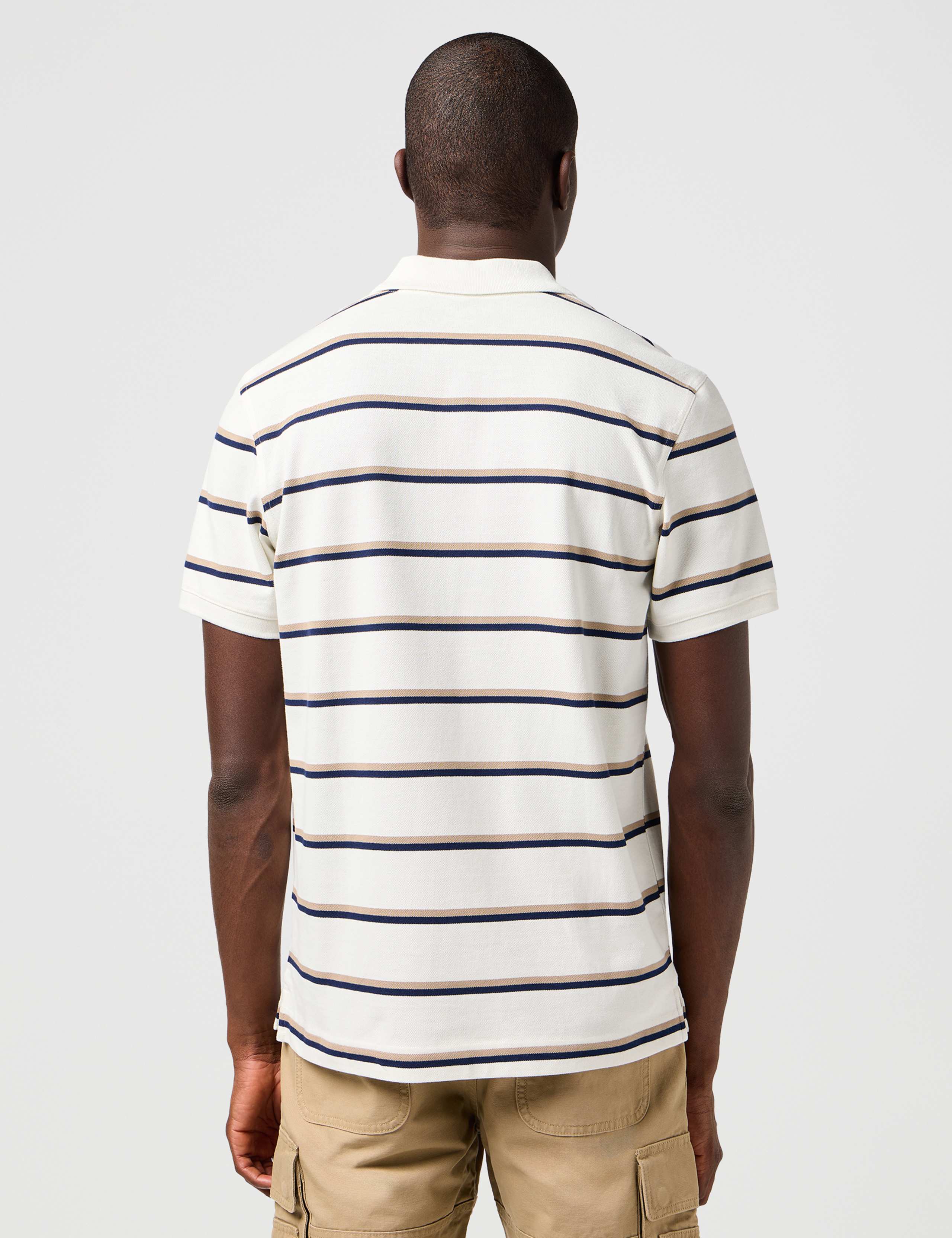 Pure Cotton Striped Polo Shirt 4 of 9