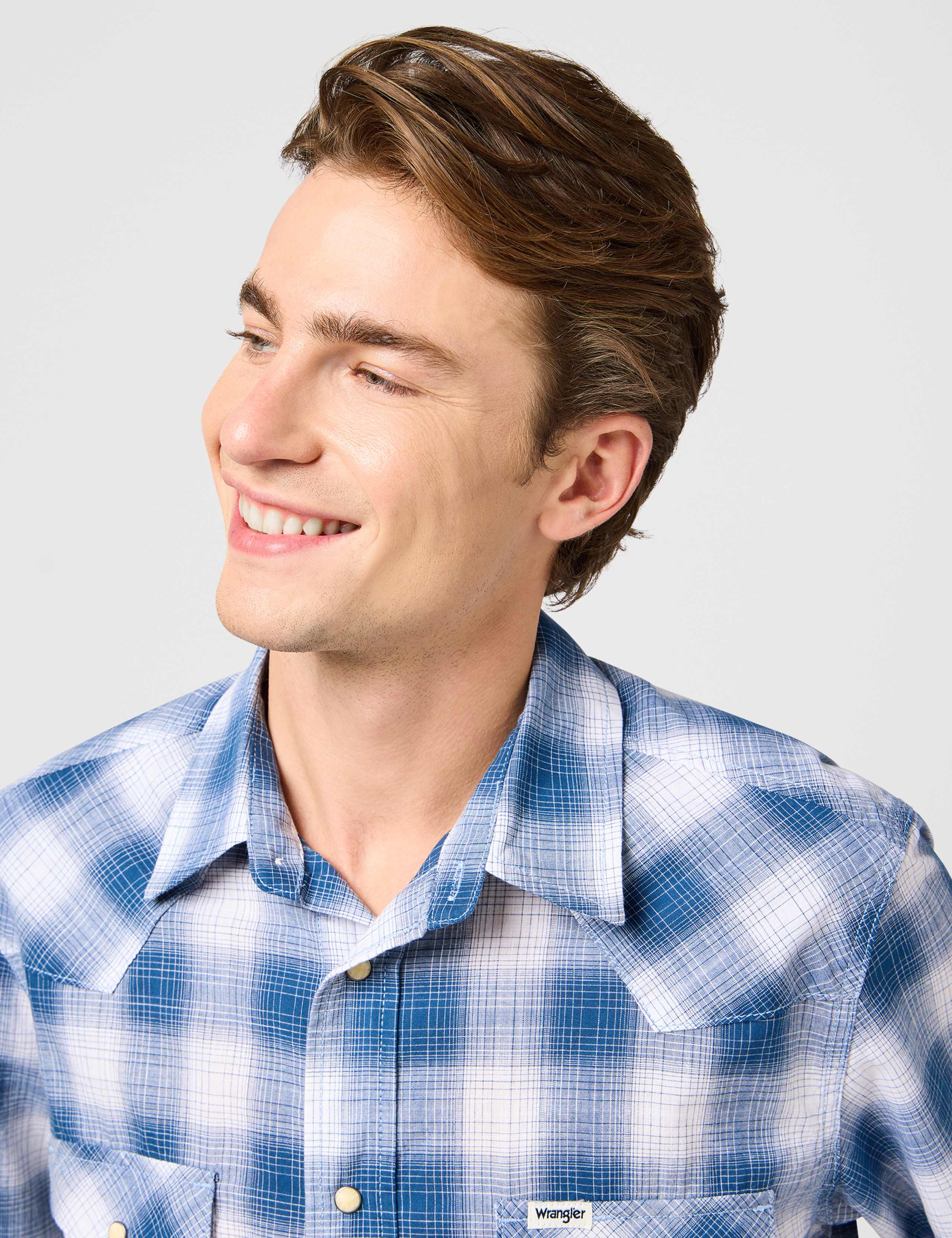 Western Cotton Rich Check Shirt 8 of 9