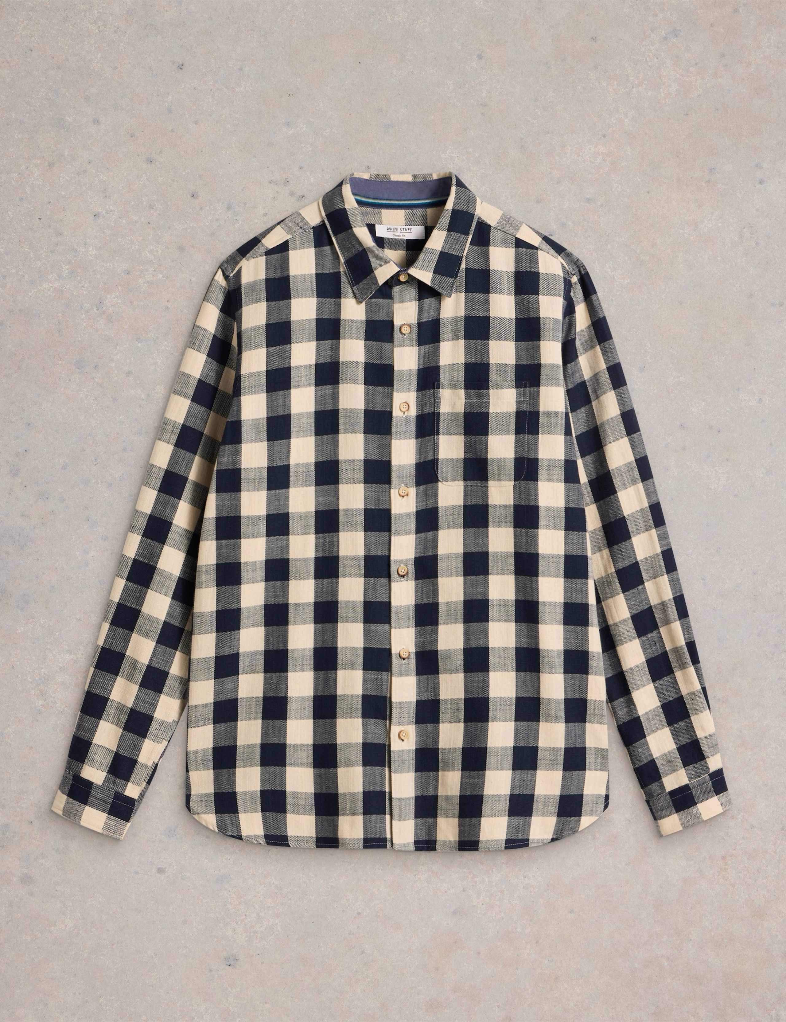 Pure Cotton Flannel Check Shirt 2 of 6