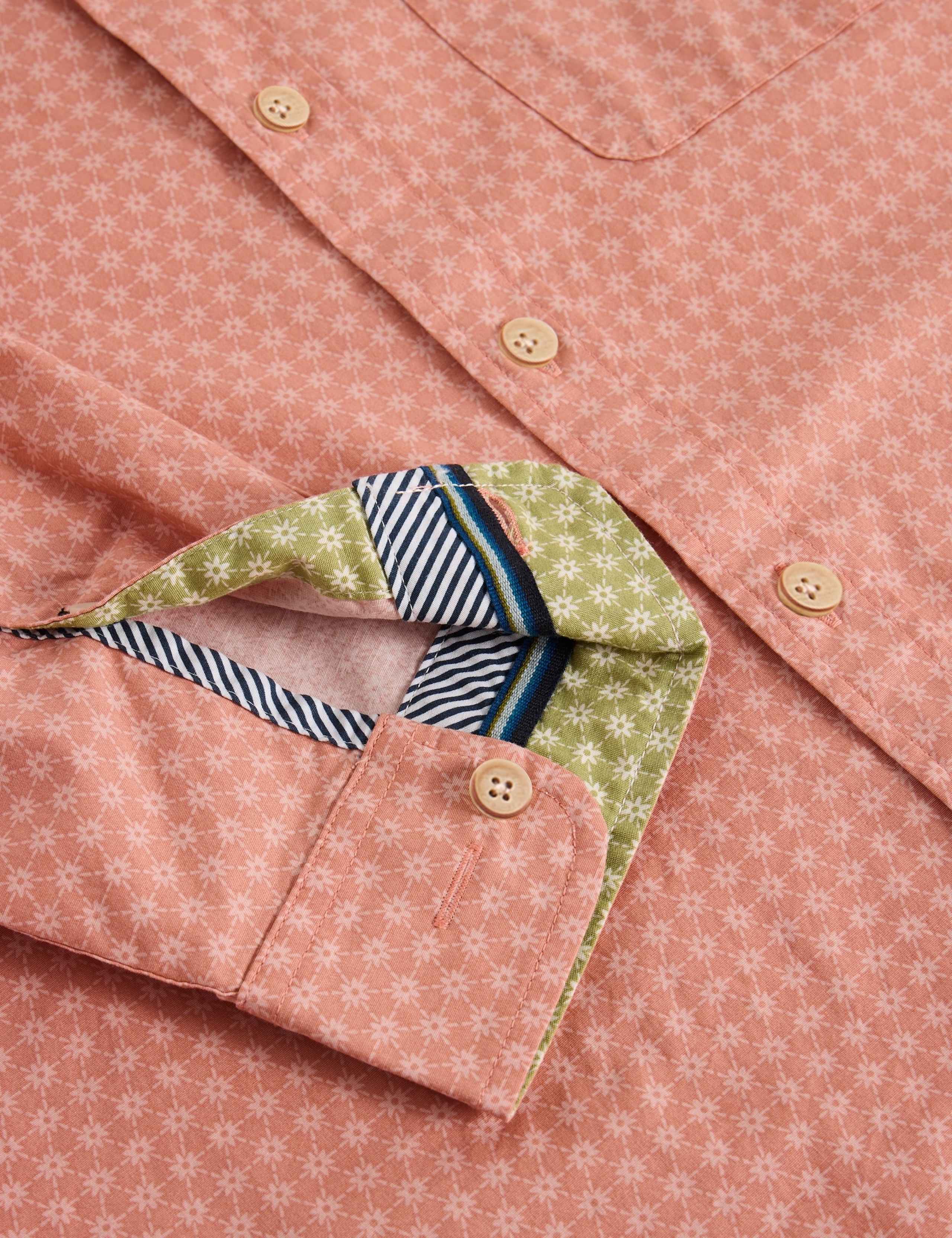 Slim Fit Cotton Rich Floral Shirt 6 of 6