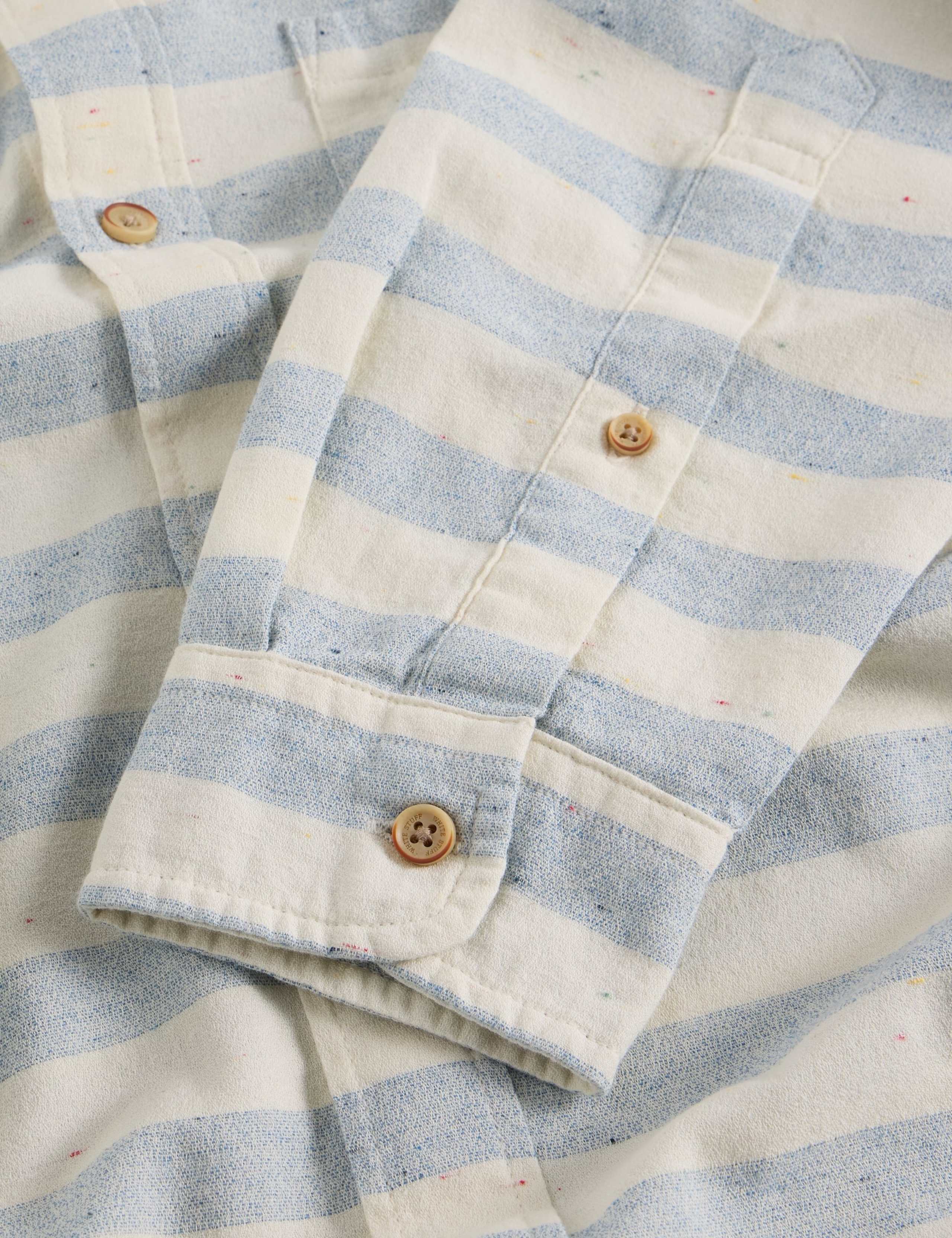Easy Iron Pure Cotton Striped Shirt 3 of 7