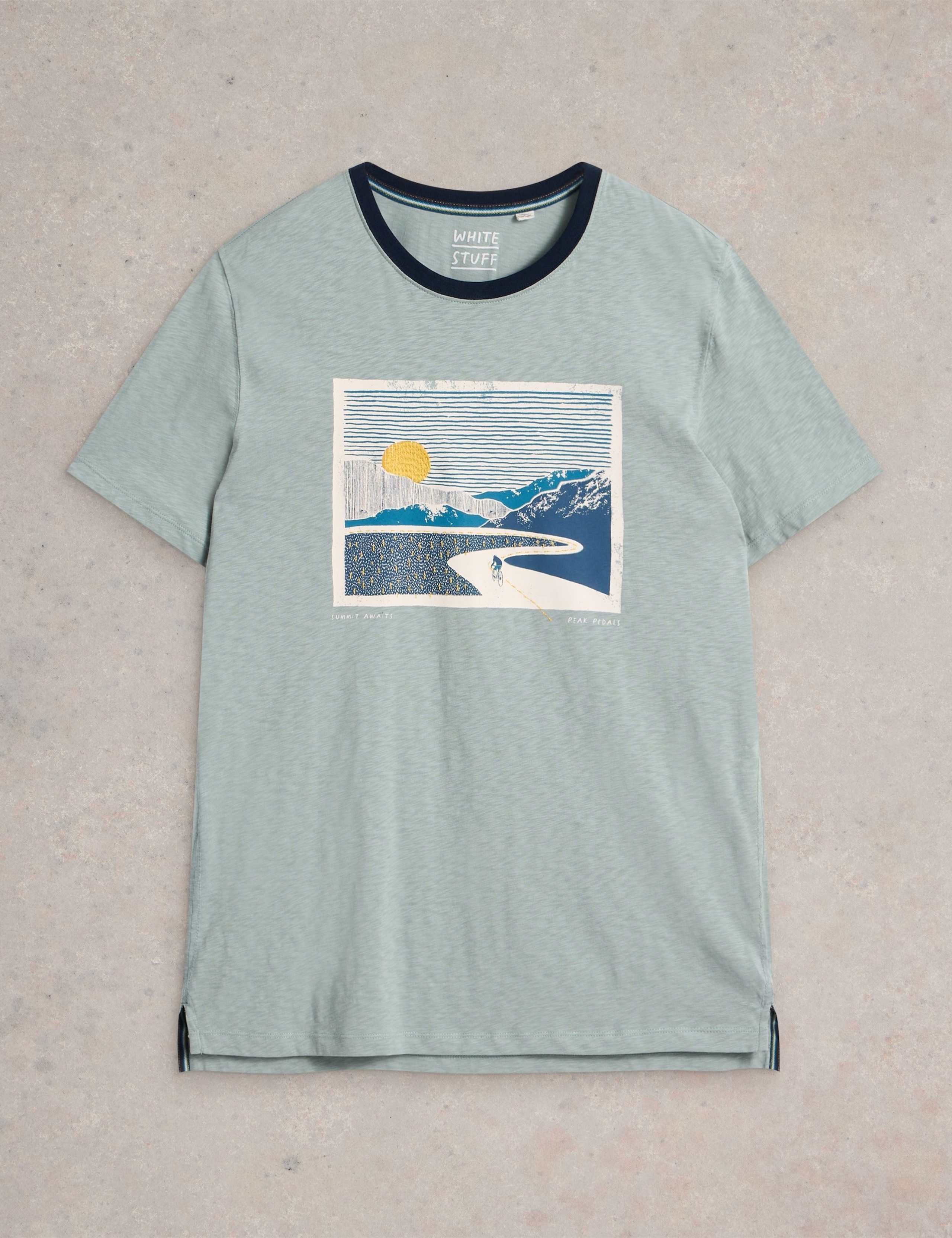 Pure Cotton Sunset Cycle Graphic T-Shirt 2 of 6
