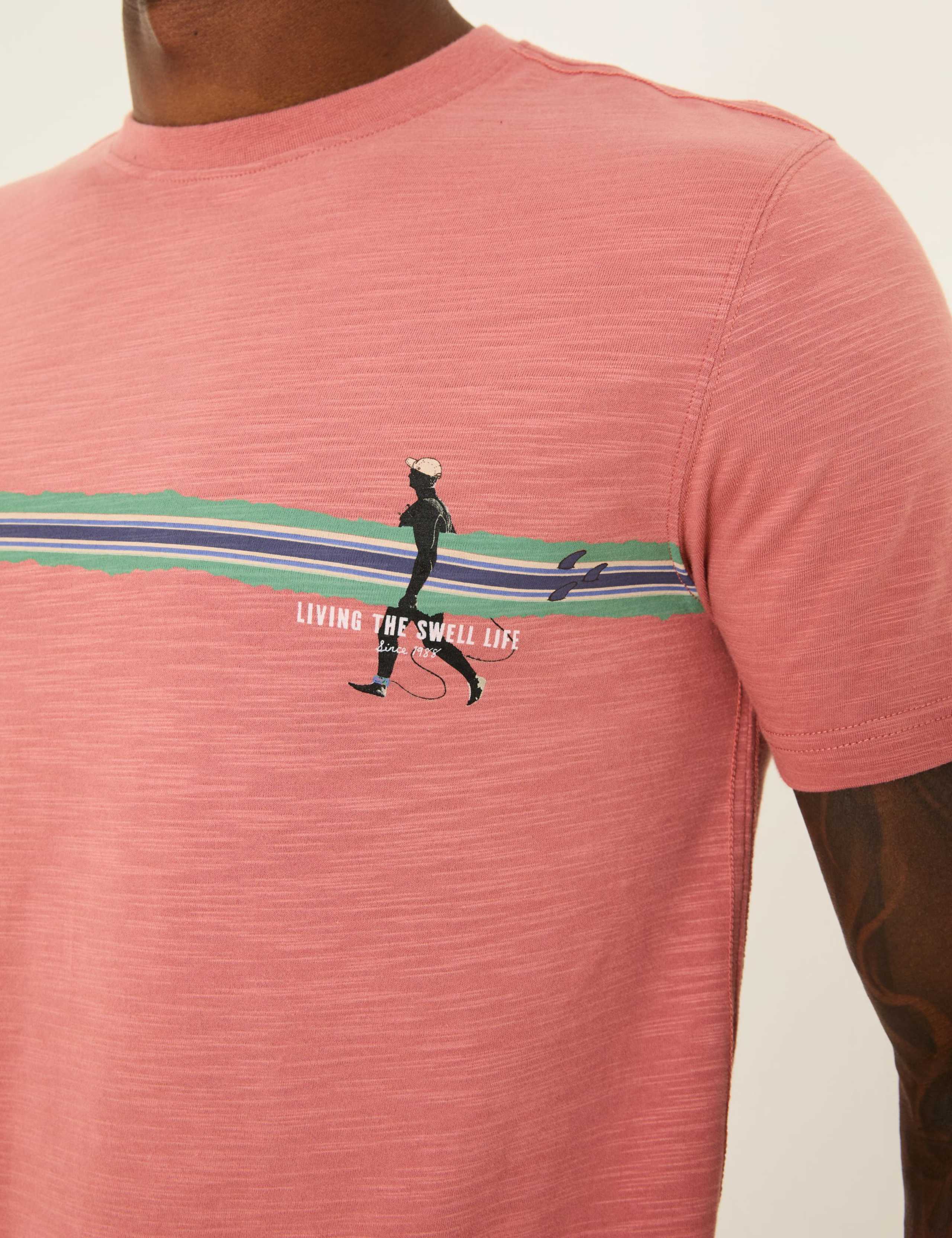 Pure Cotton Surf Graphic T-Shirt 4 of 5