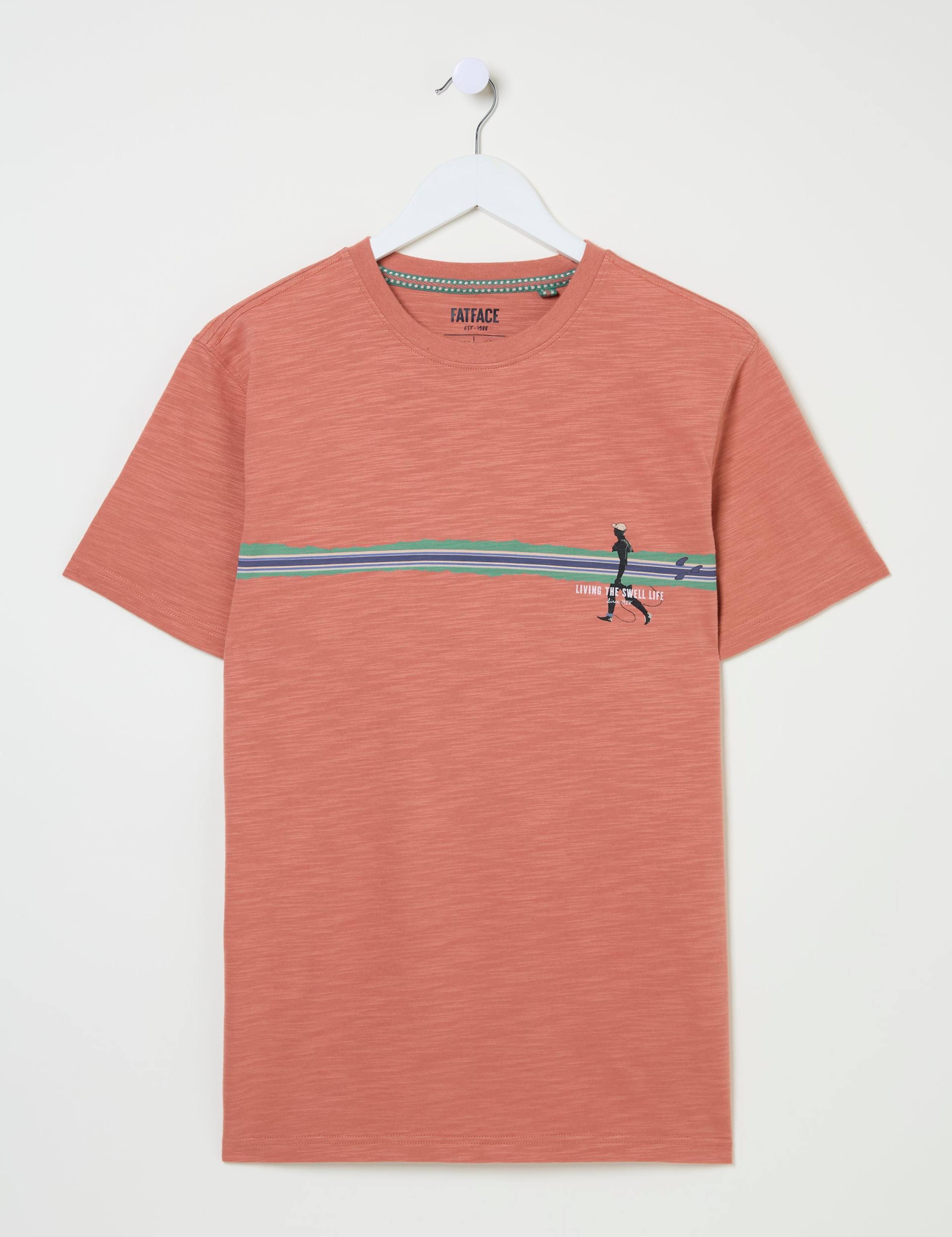 Pure Cotton Surf Graphic T-Shirt 2 of 5
