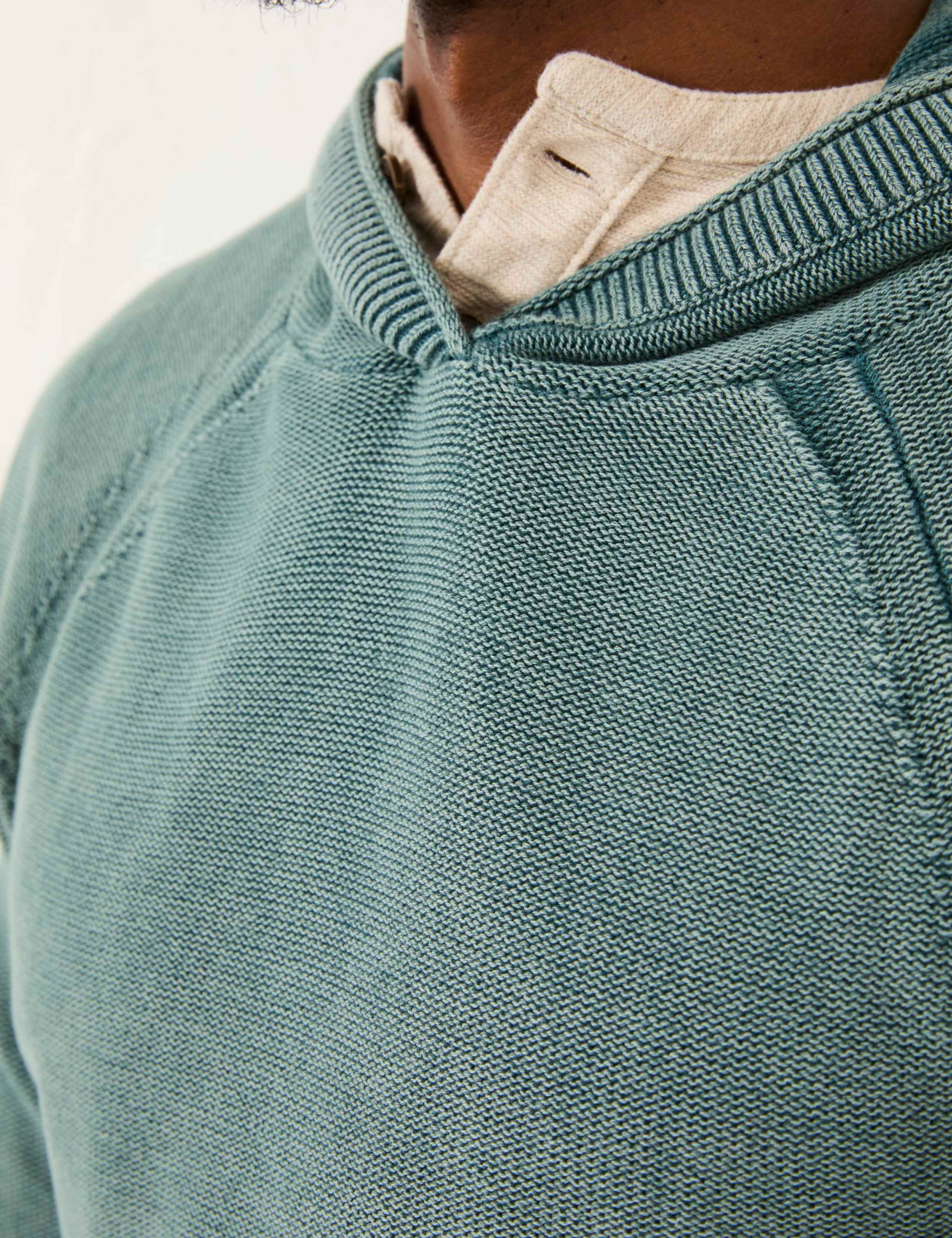 Pure Cotton Ribbed Textured Hoodie 4 of 5