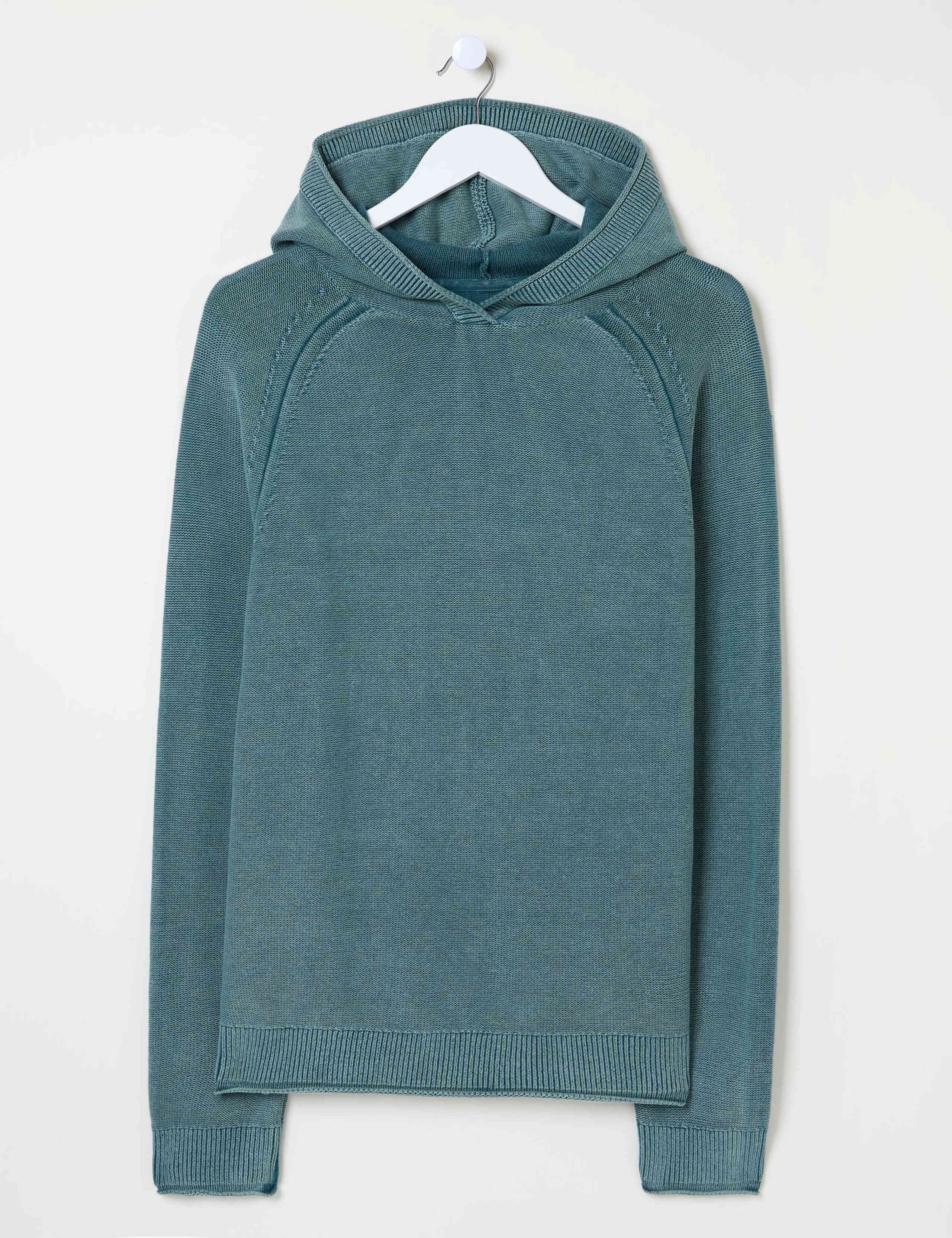 Pure Cotton Ribbed Textured Hoodie 2 of 5