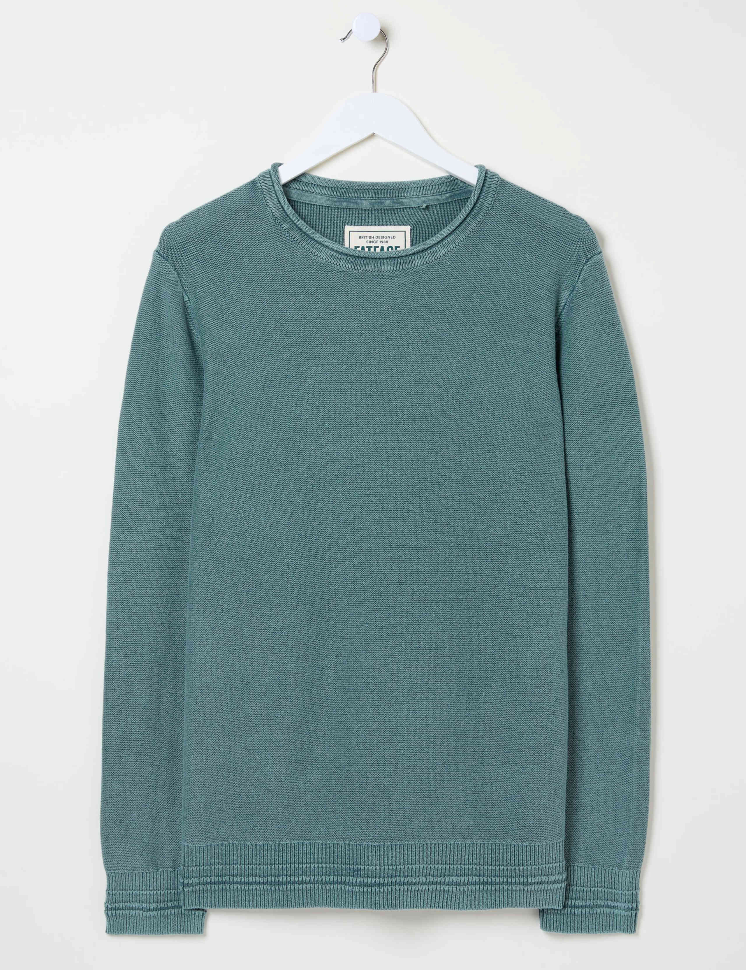 Pure Cotton Ribbed Textured Jumper 2 of 3