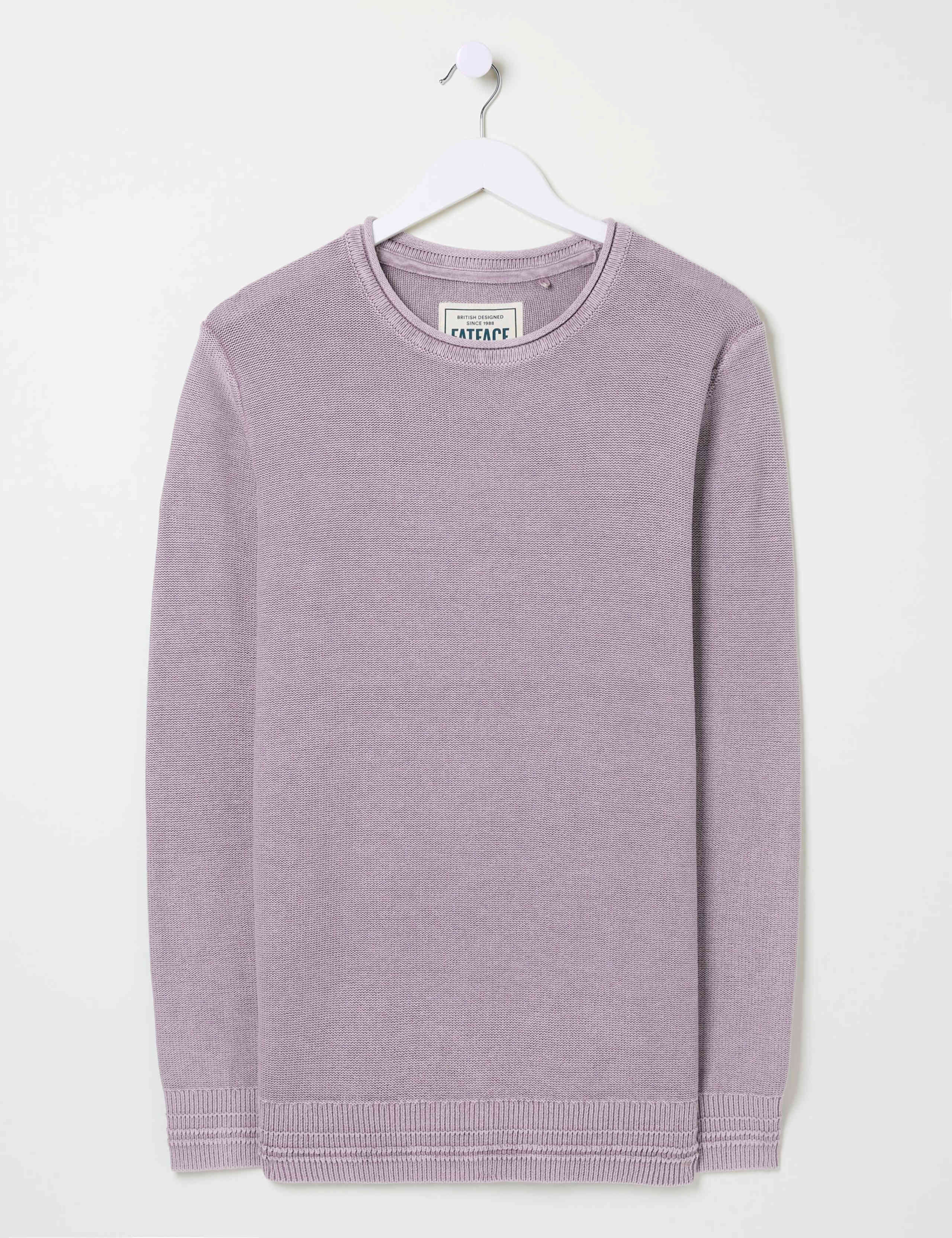 Pure Cotton Crew Neck Jumper 2 of 5