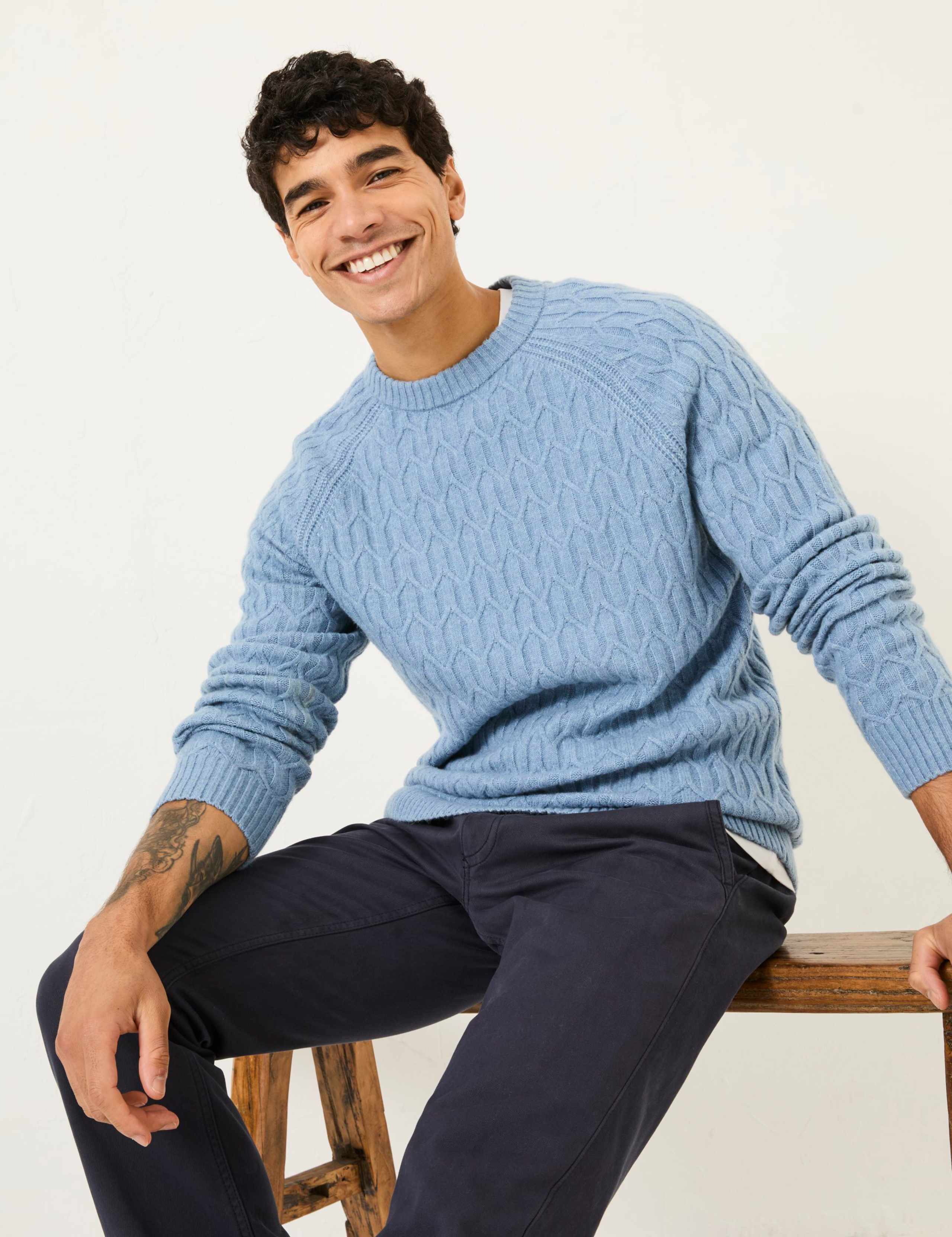 Textured Crew Neck Jumper 5 of 5