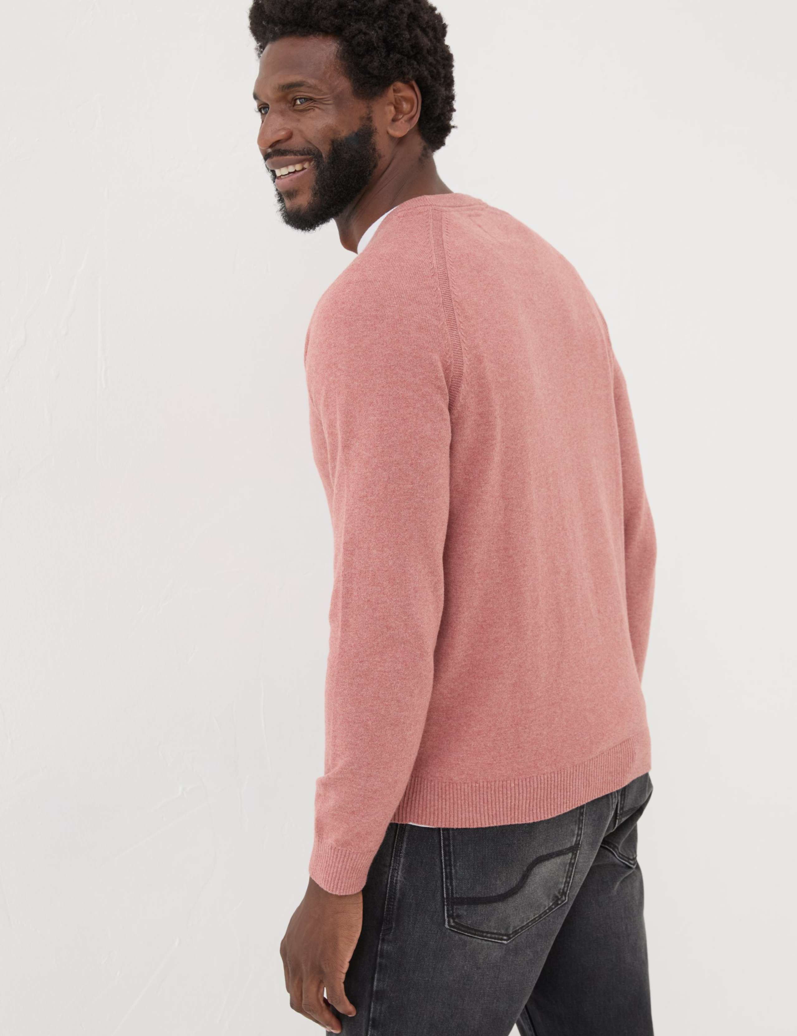 Cotton Rich Crew Neck Jumper 3 of 5