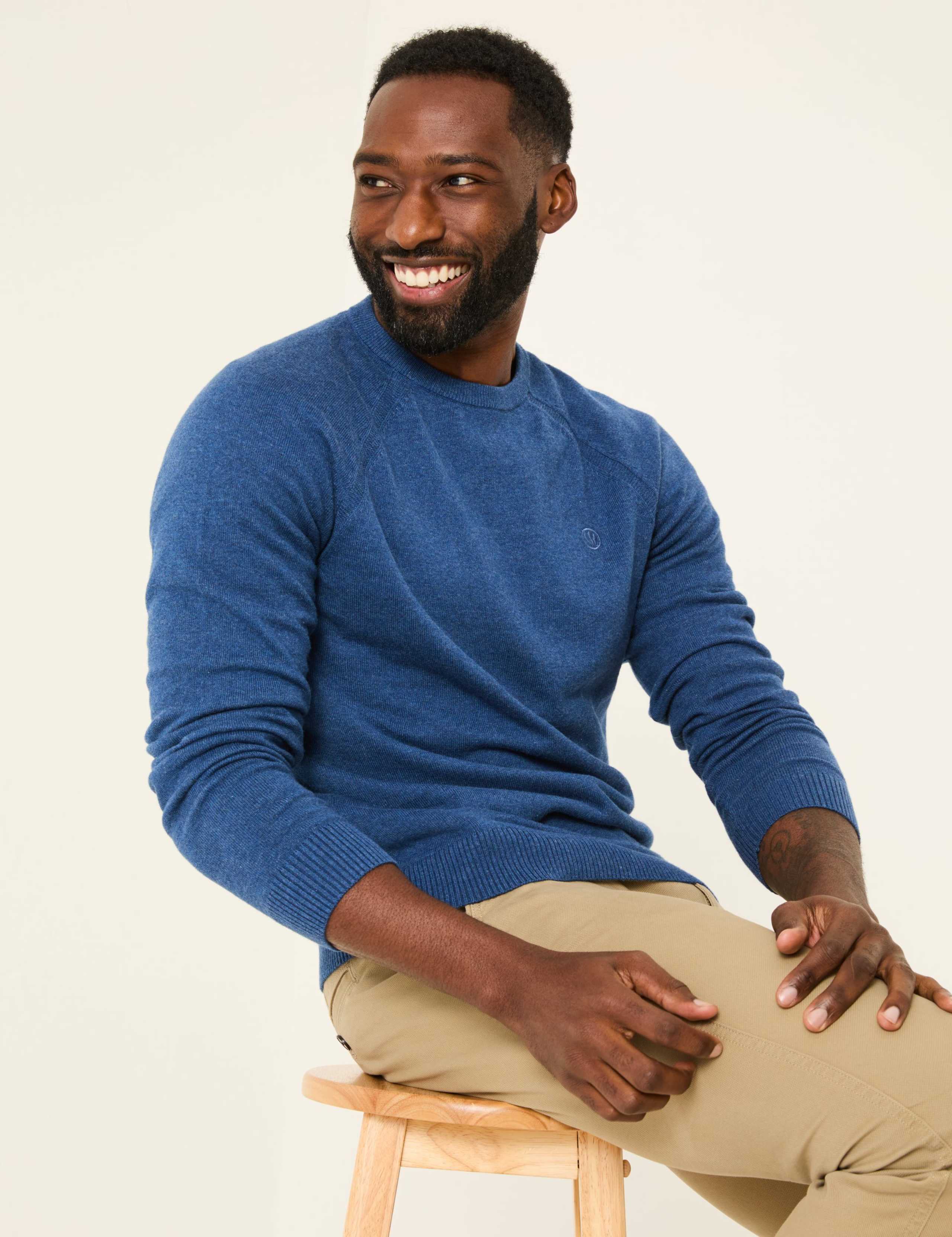 Crew Neck Jumper with Cashmere 5 of 5