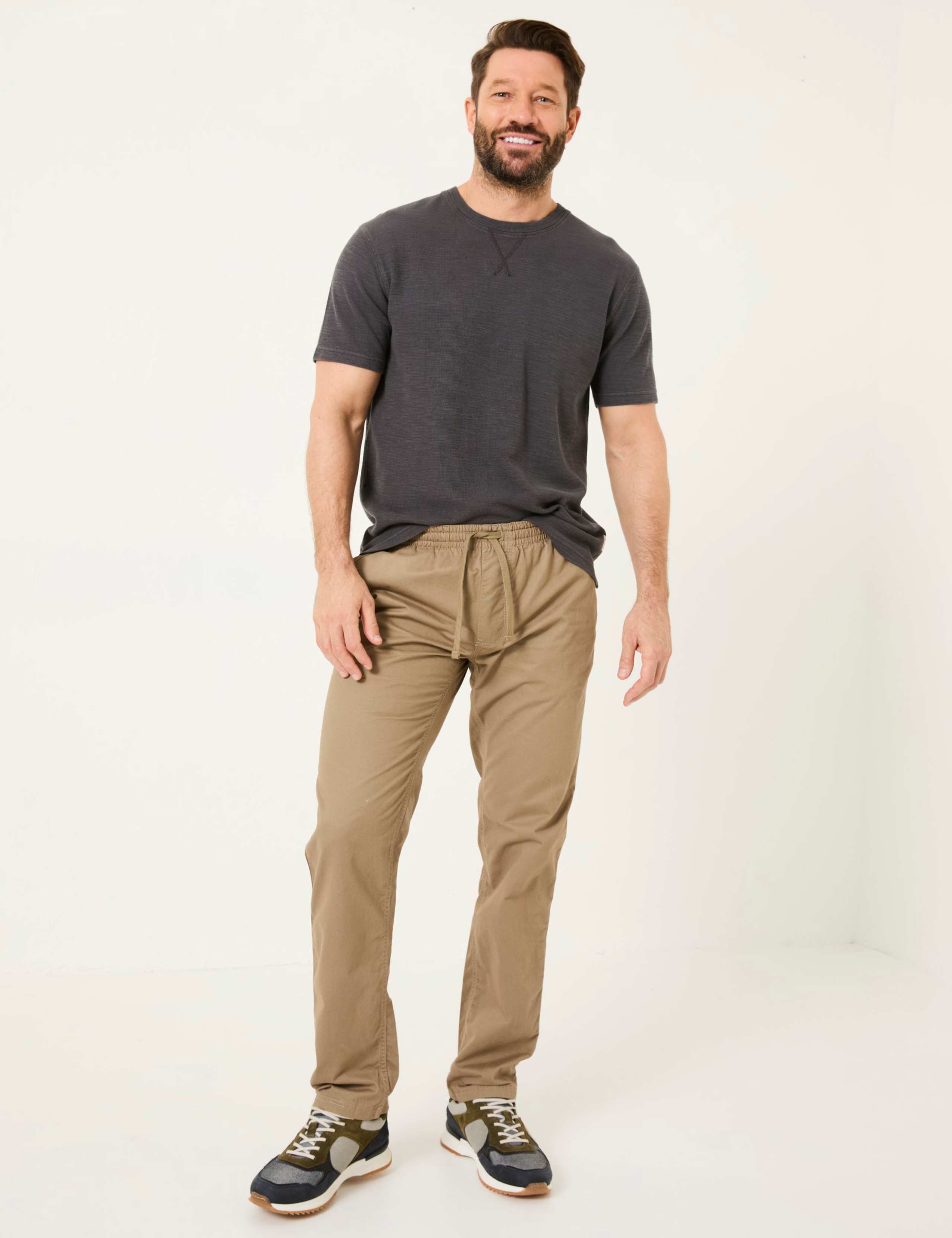Regular Fit Pure Cotton Trousers 3 of 5