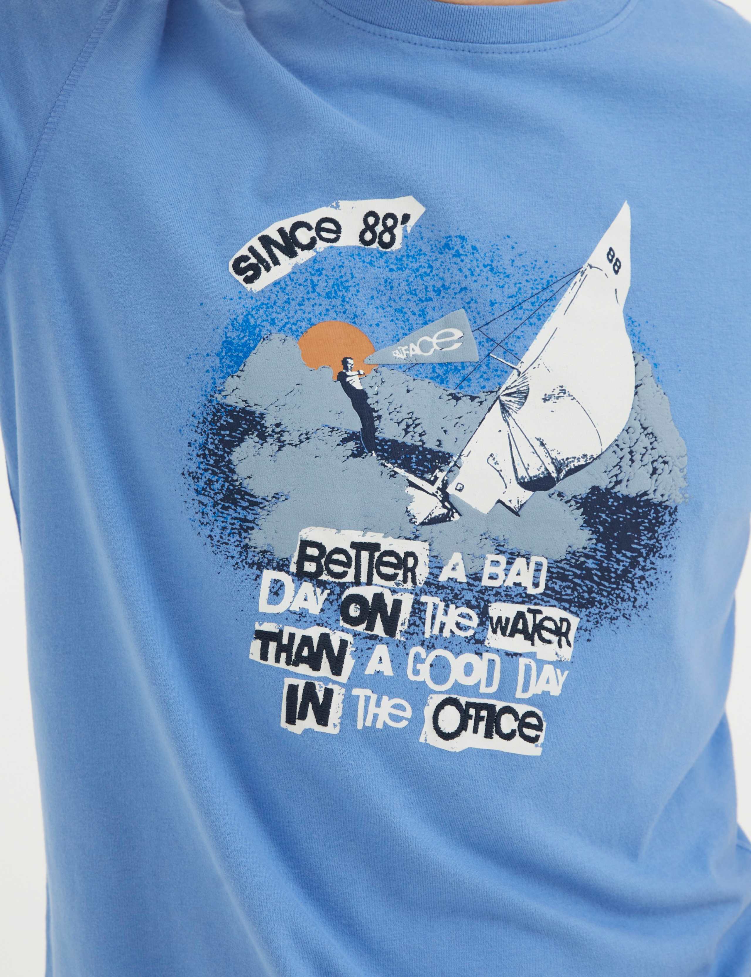 Pure Cotton Sailing Graphic T-Shirt 4 of 5