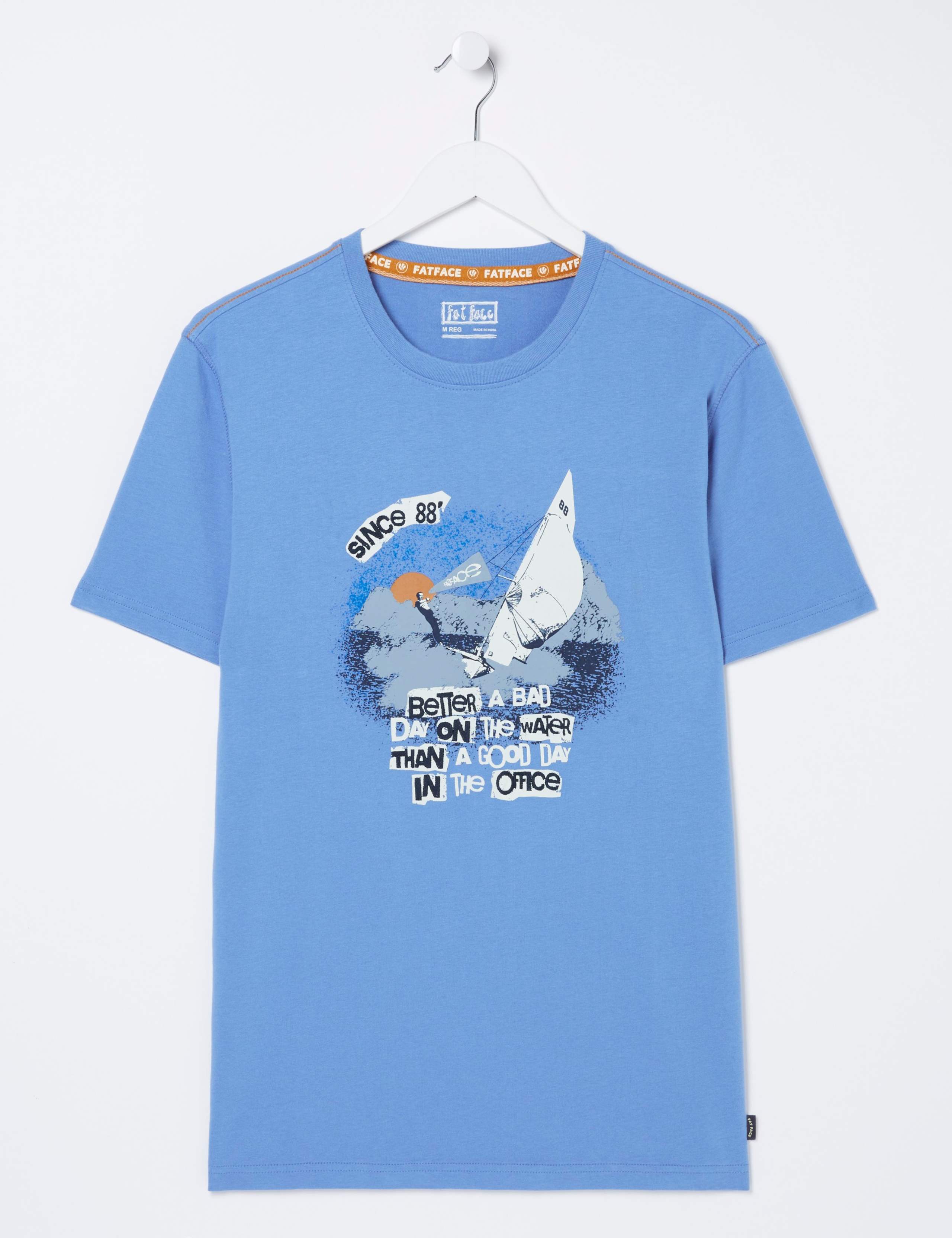 Pure Cotton Sailing Graphic T-Shirt 2 of 5