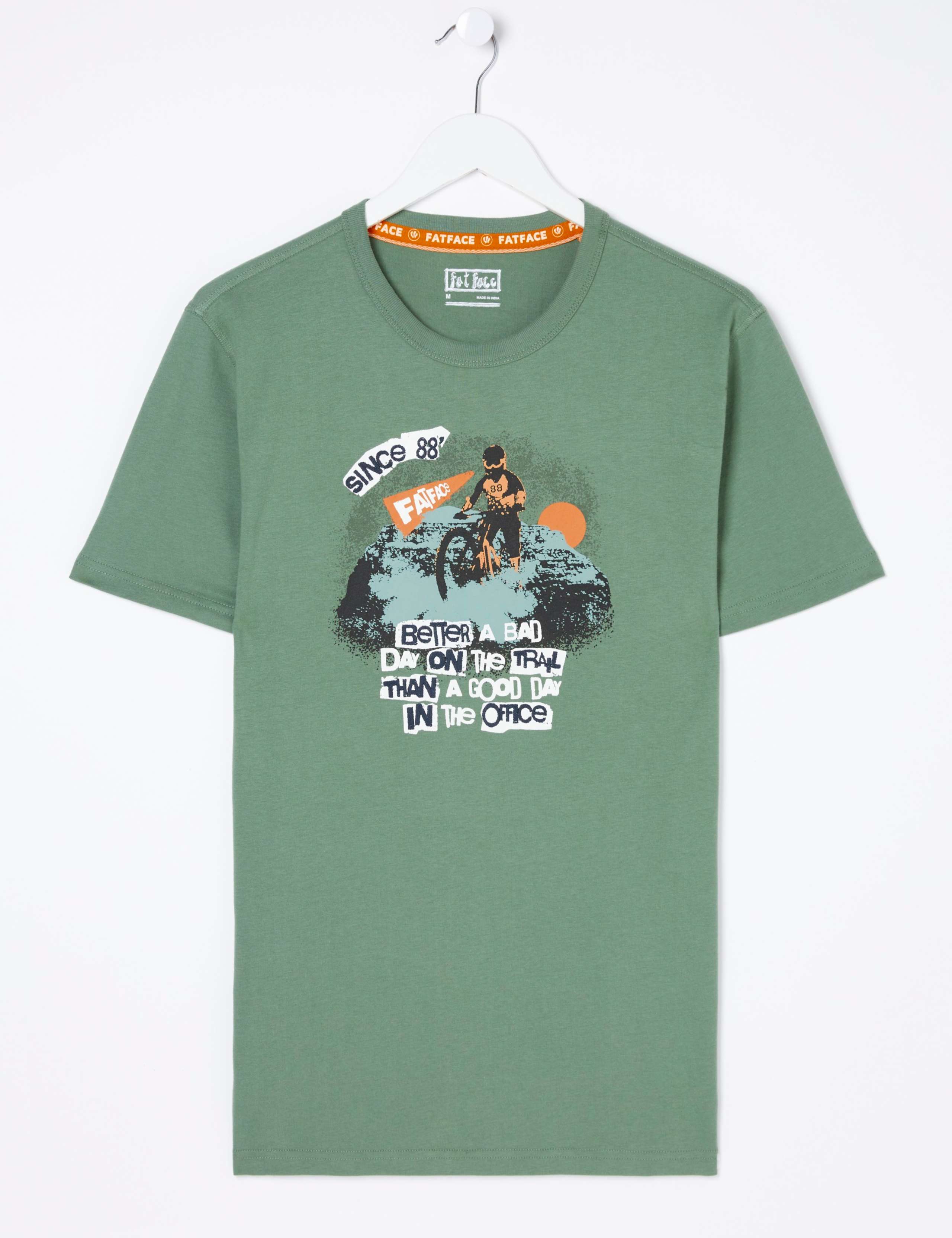 Pure Cotton Biking Graphic Crew Neck T-Shirt 2 of 5