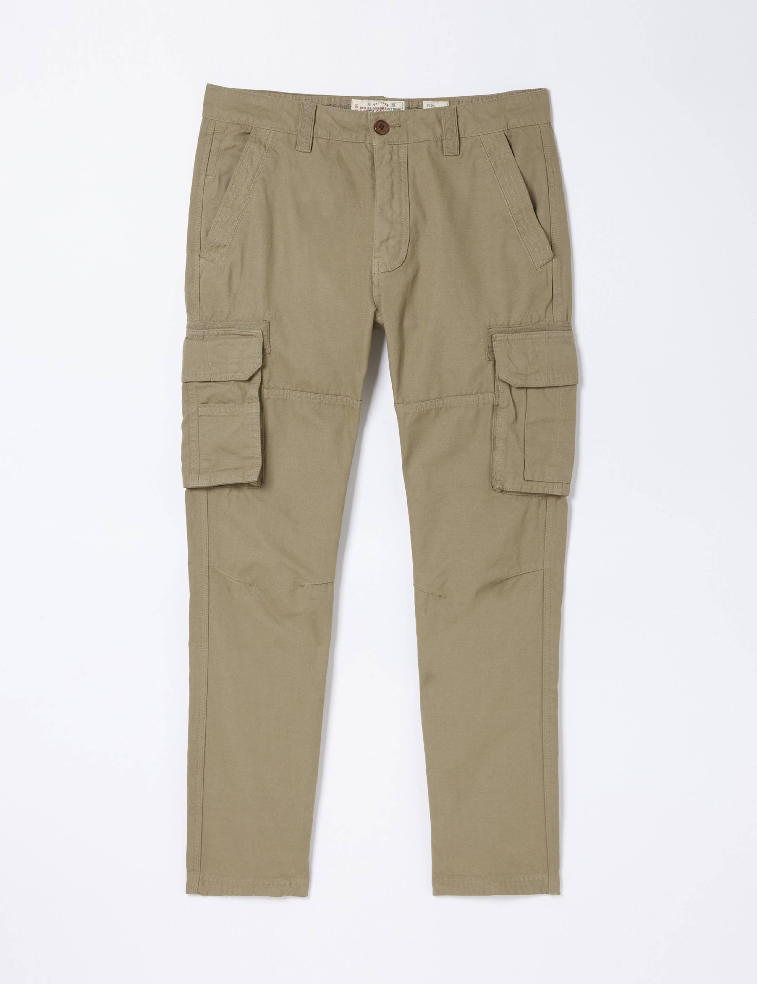 Straight Fit Pure Cotton Cargo Trousers 2 of 5