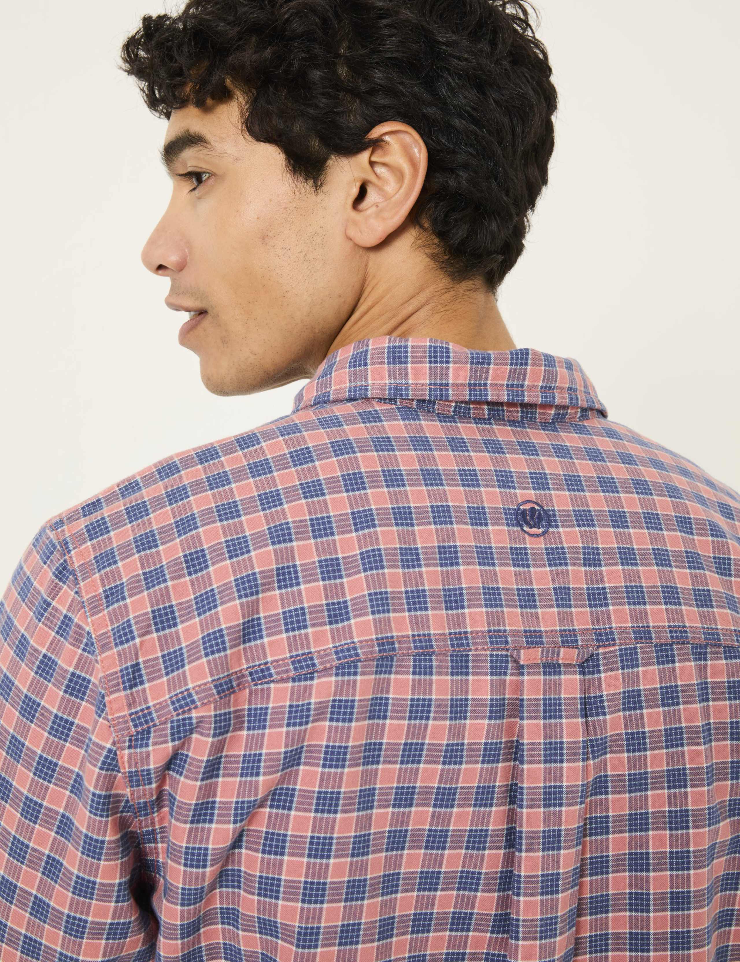 Pure Cotton Check Overshirt 5 of 6