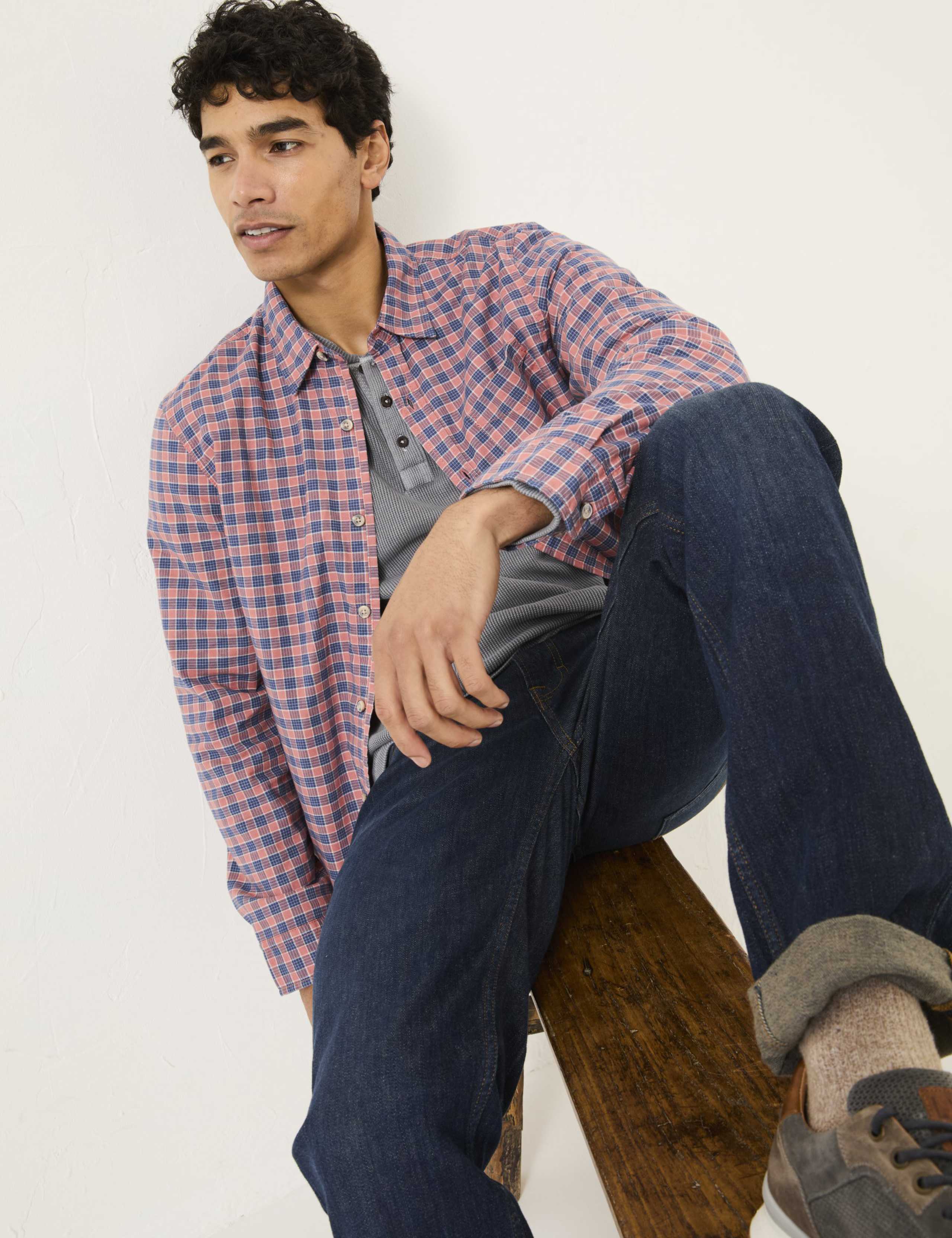 Pure Cotton Check Overshirt 6 of 6