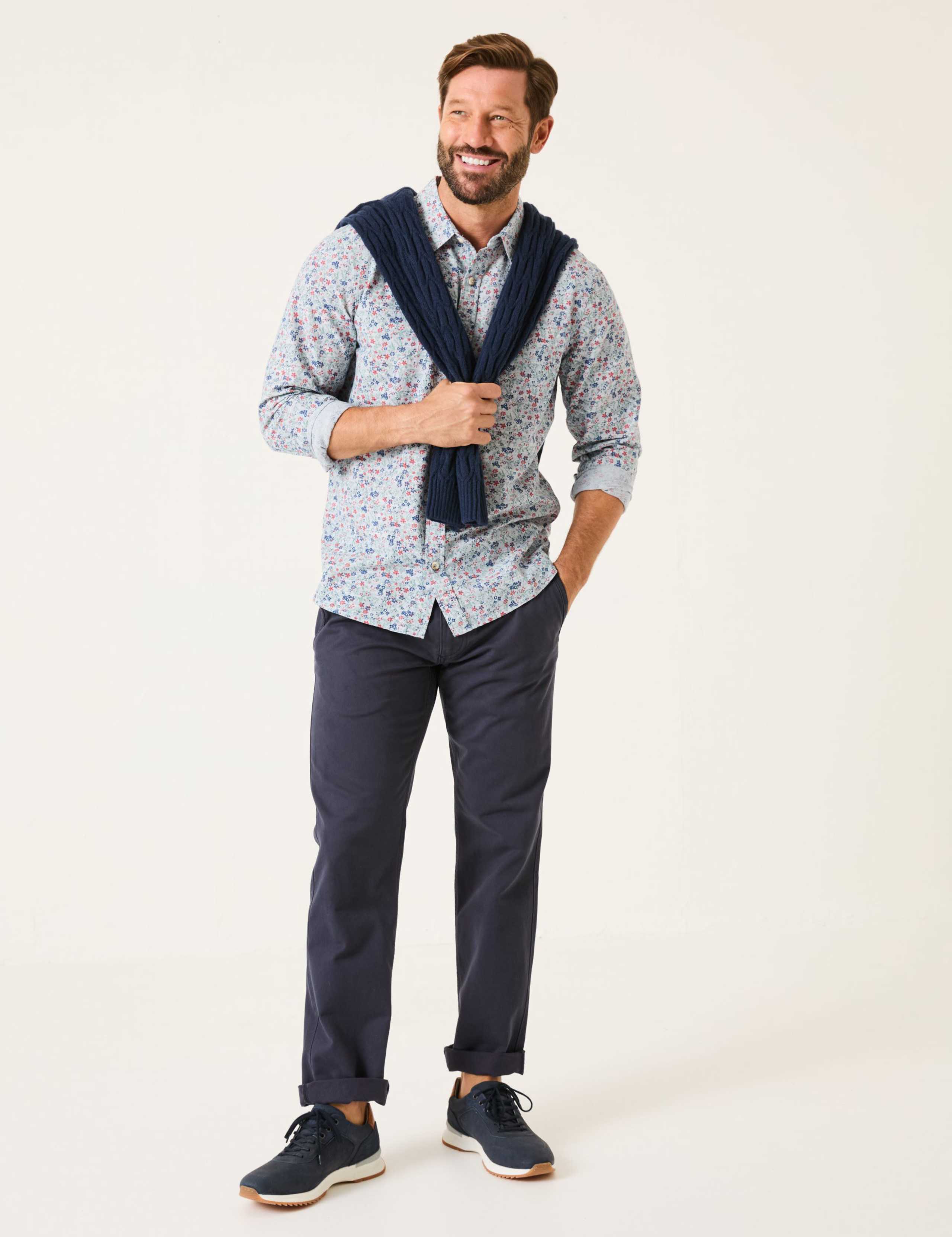 Pure Cotton Ditsy Floral Shirt 3 of 5