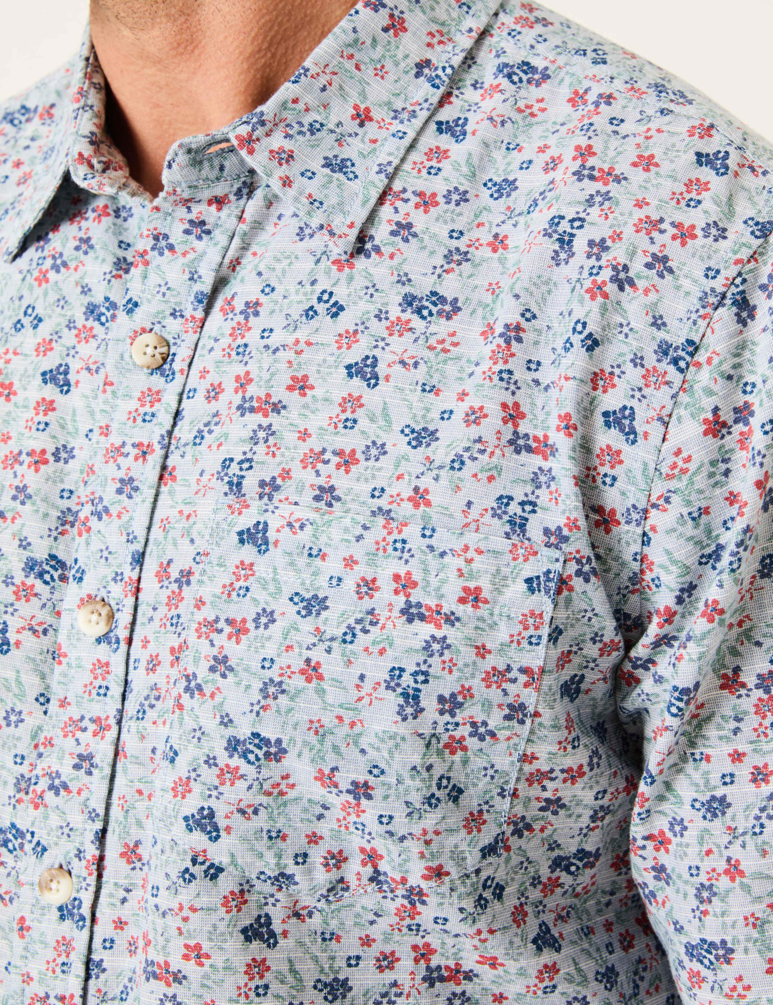 Pure Cotton Ditsy Floral Shirt 5 of 5