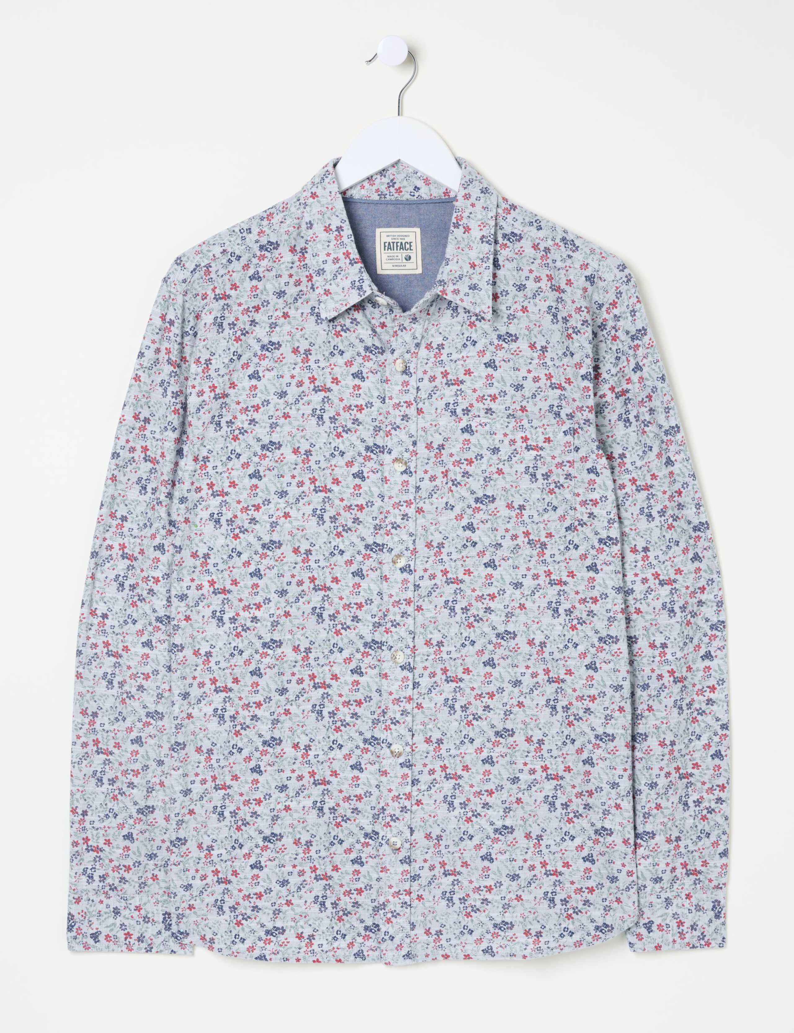 Pure Cotton Ditsy Floral Shirt 2 of 5